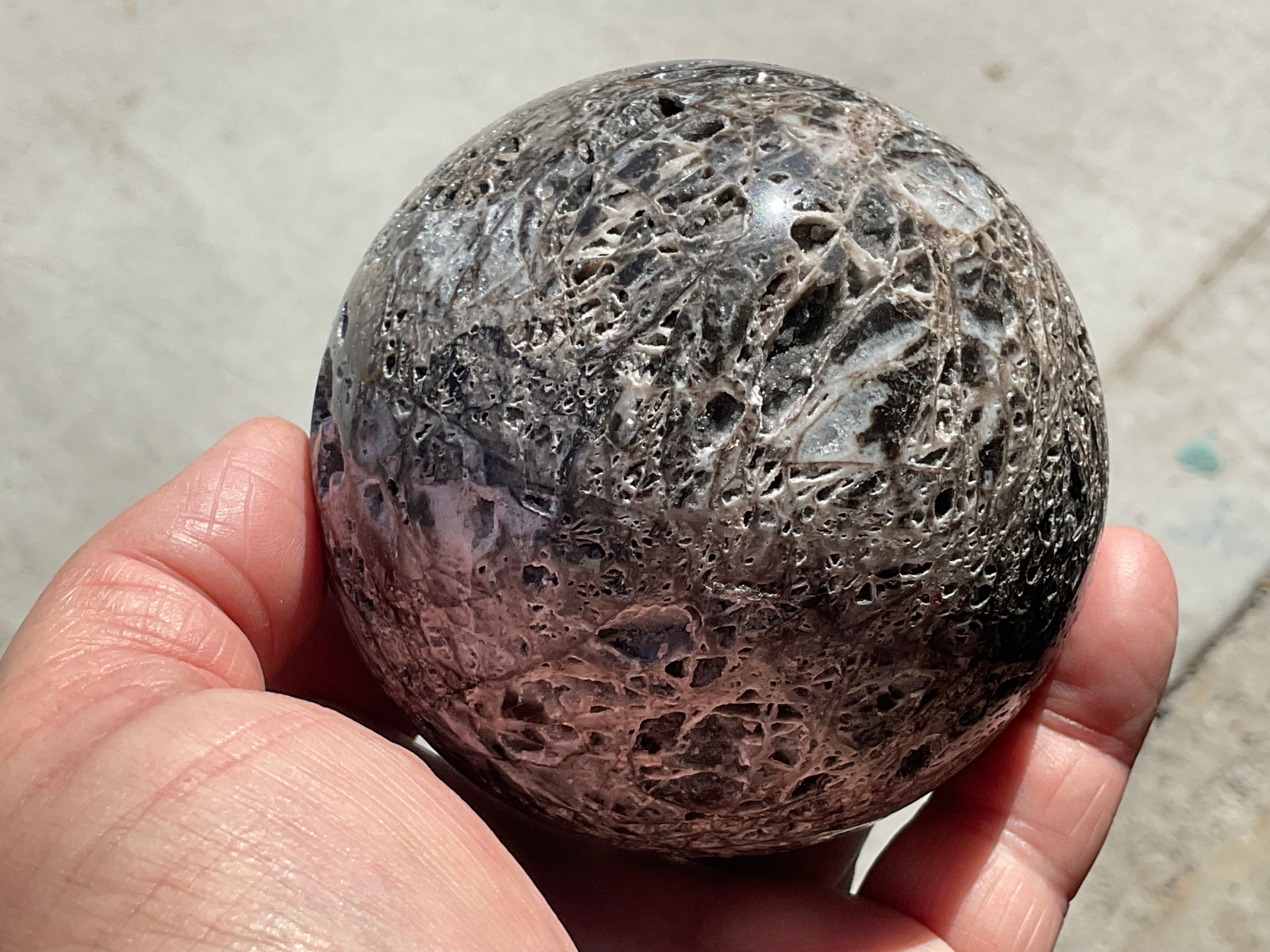 618g Sphalerite Sphere 2B