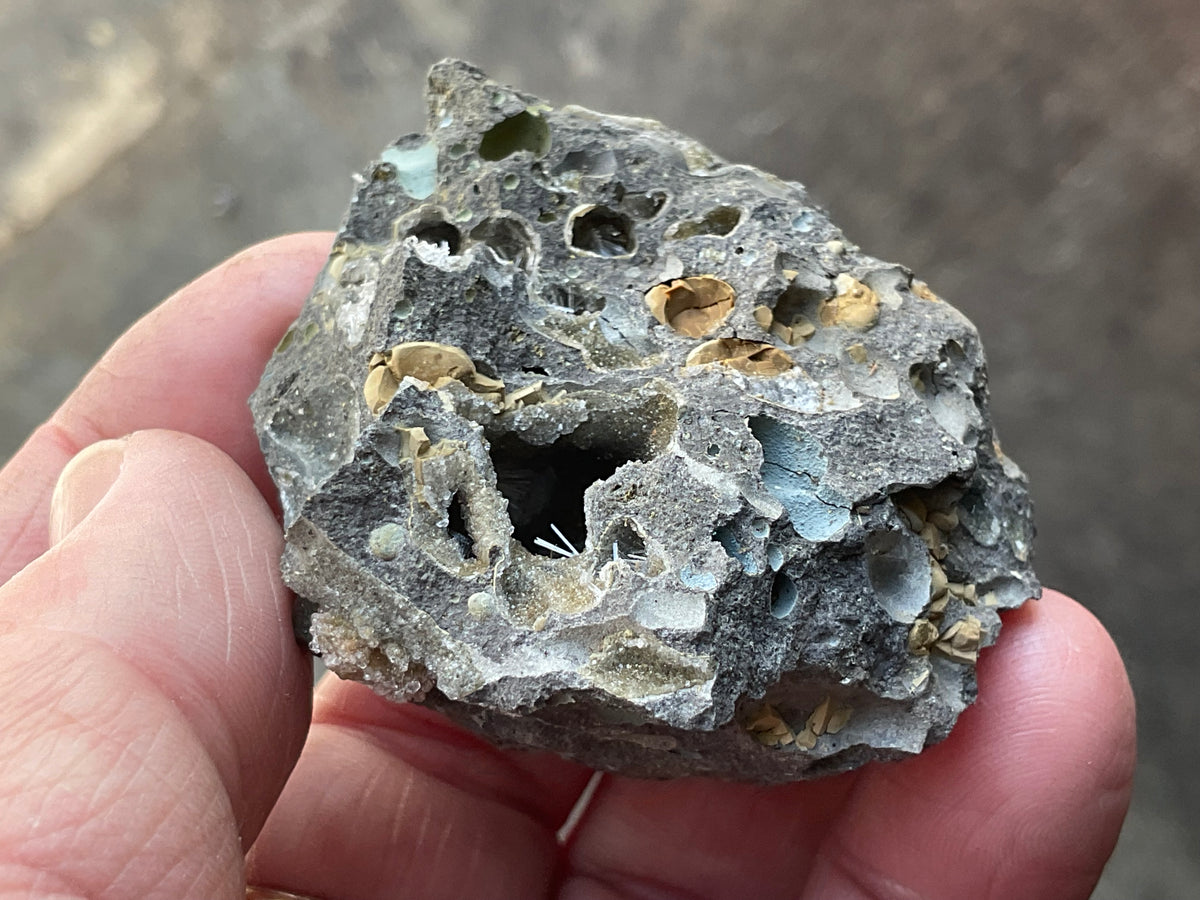 62g Australian Analcime with Natrolite in Basalt Soecimen B