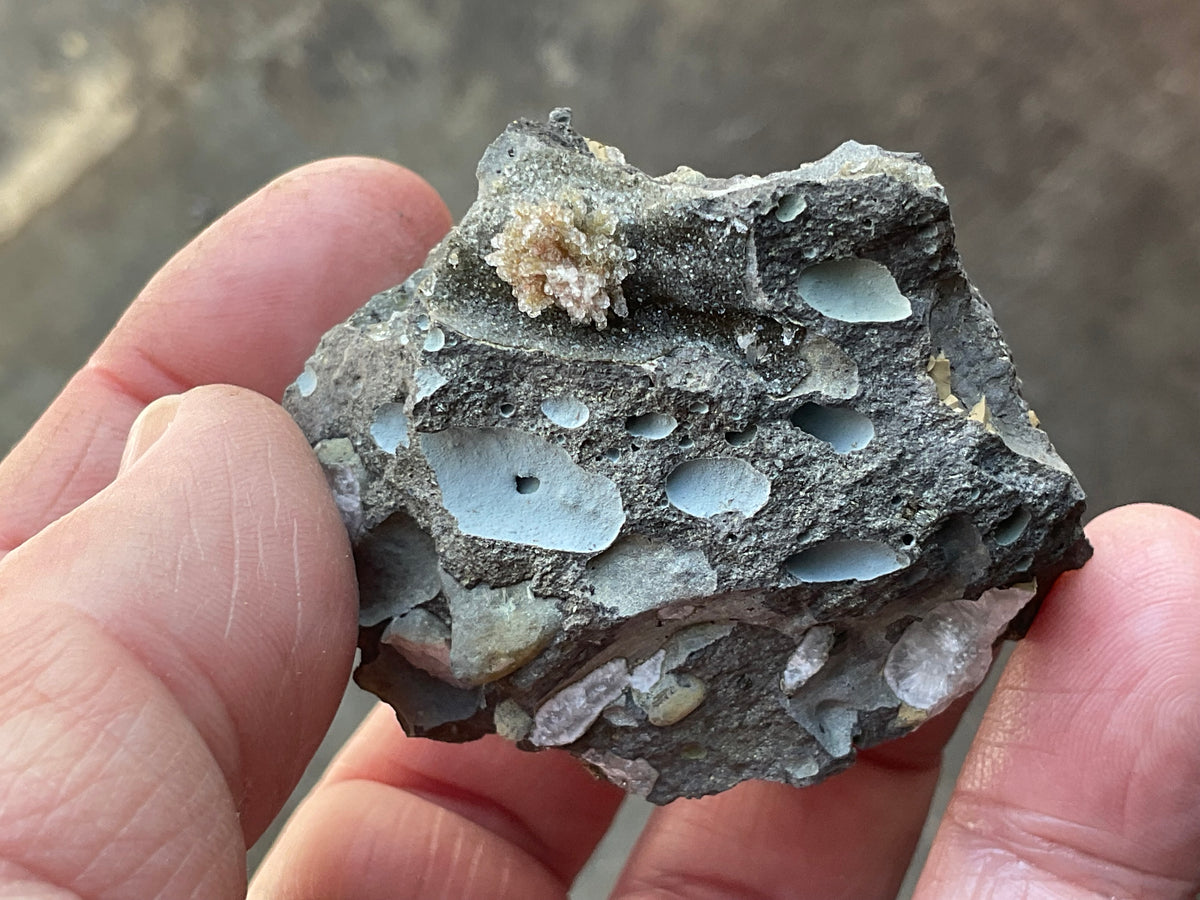 62g Australian Analcime with Natrolite in Basalt Soecimen B