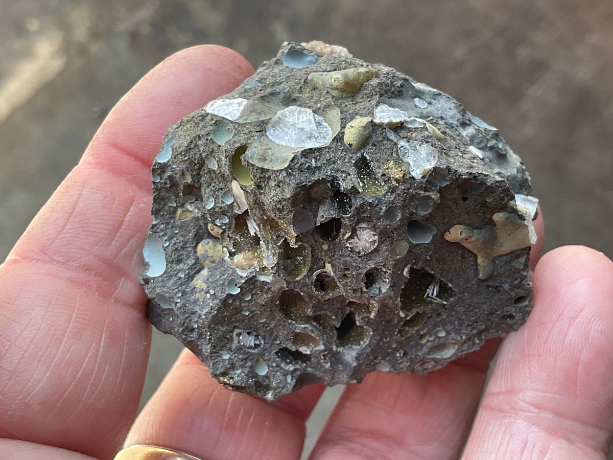 62g Australian Analcime with Natrolite in Basalt Soecimen B