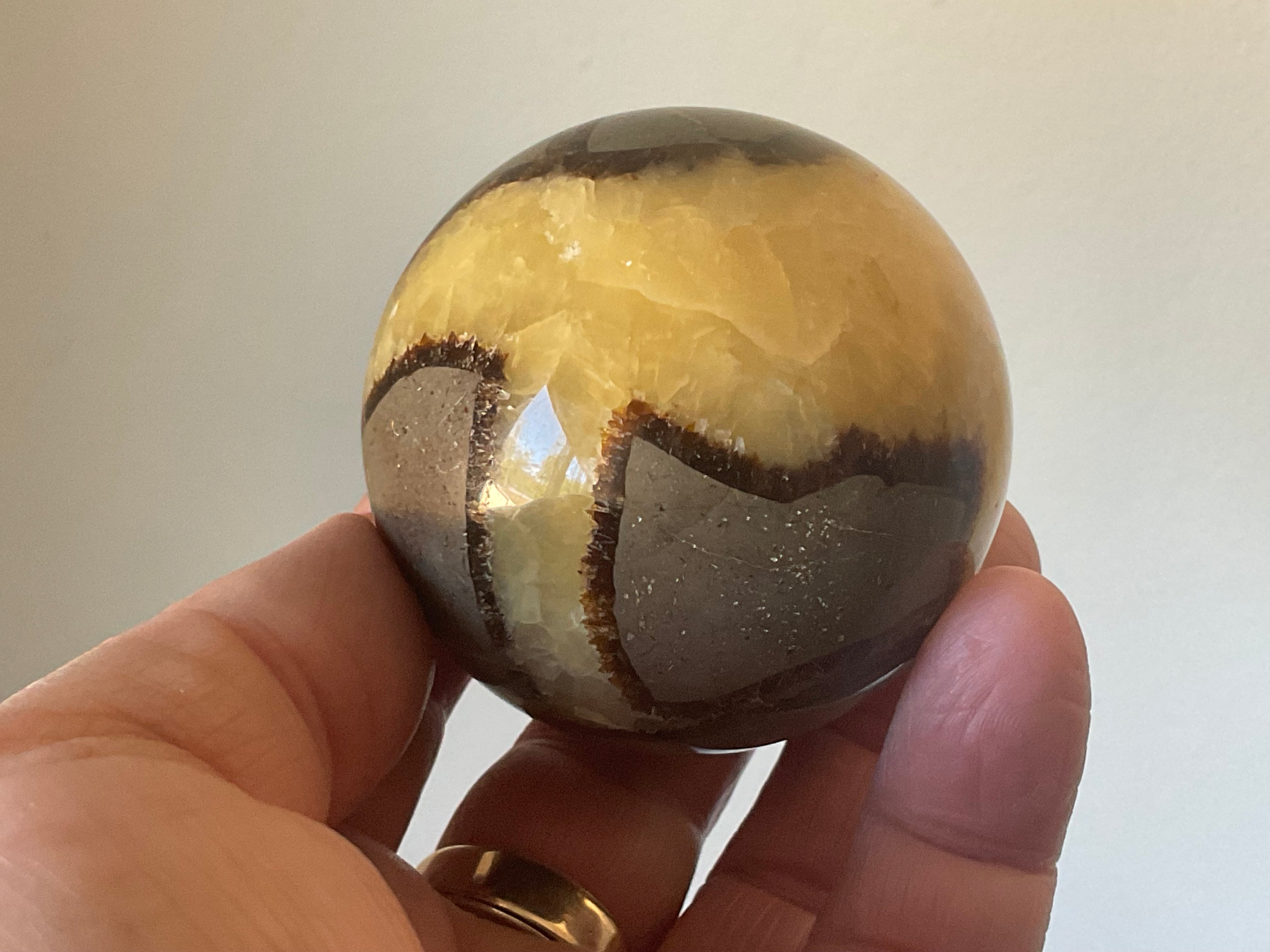274g Madagascan Septarian Sphere 3C
