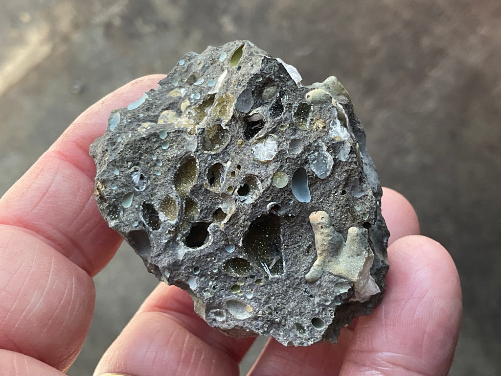 62g Australian Analcime with Natrolite in Basalt Soecimen B