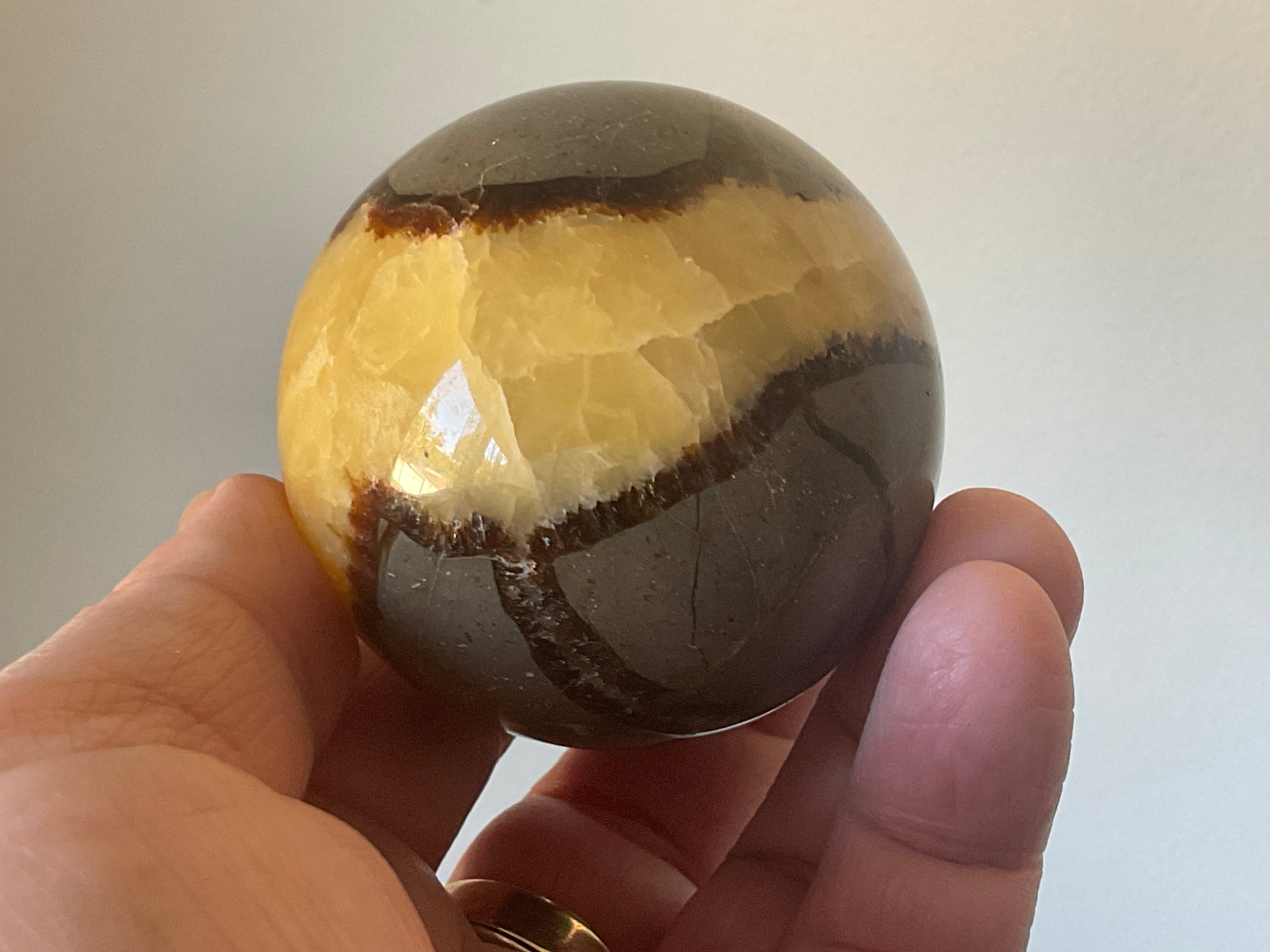 274g Madagascan Septarian Sphere 3C