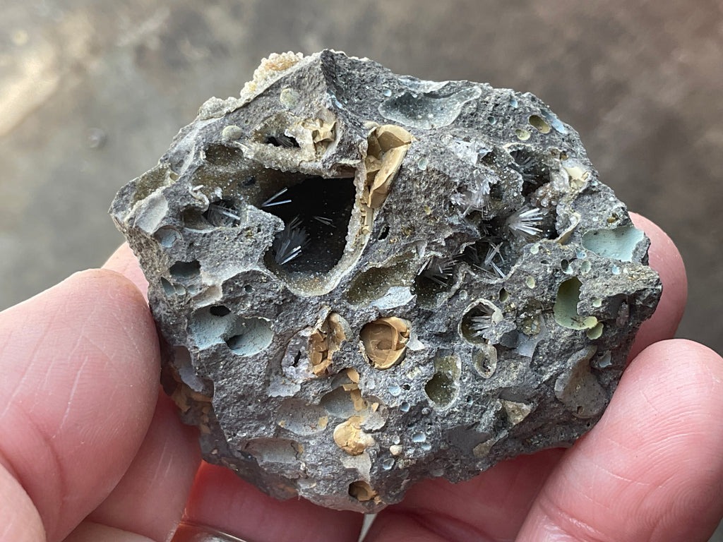 62g Australian Analcime with Natrolite in Basalt Soecimen B