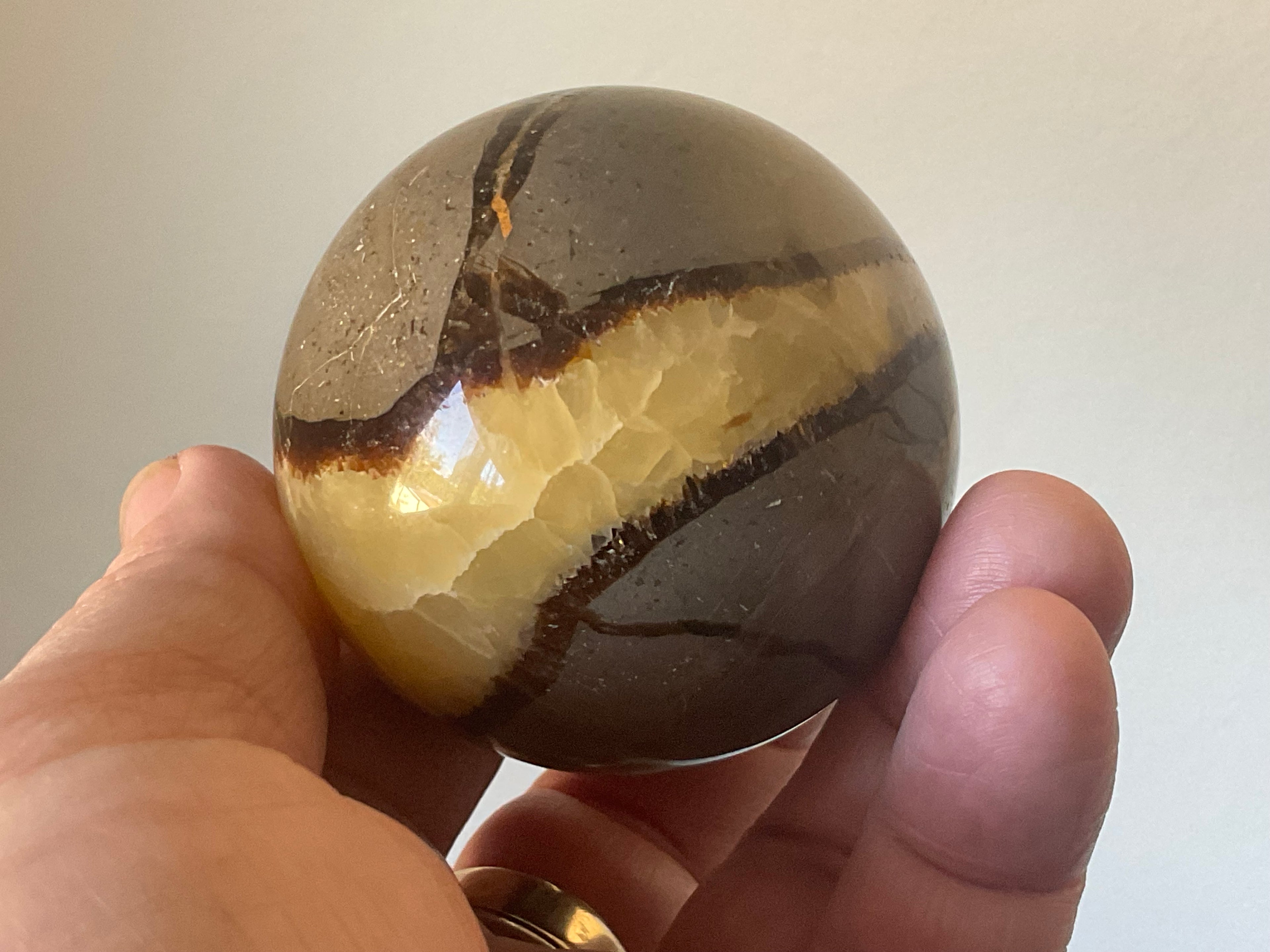 274g Madagascan Septarian Sphere 3C