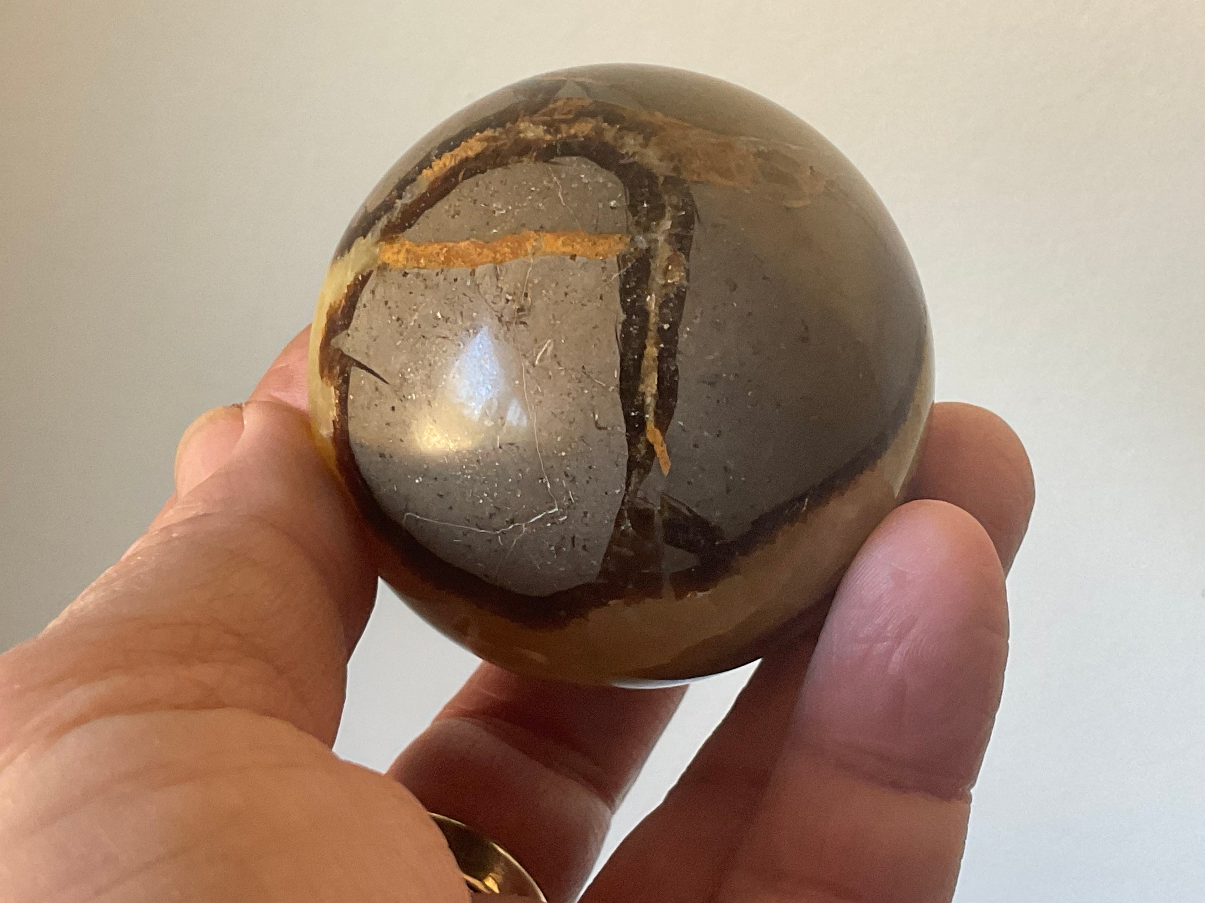 274g Madagascan Septarian Sphere 3C