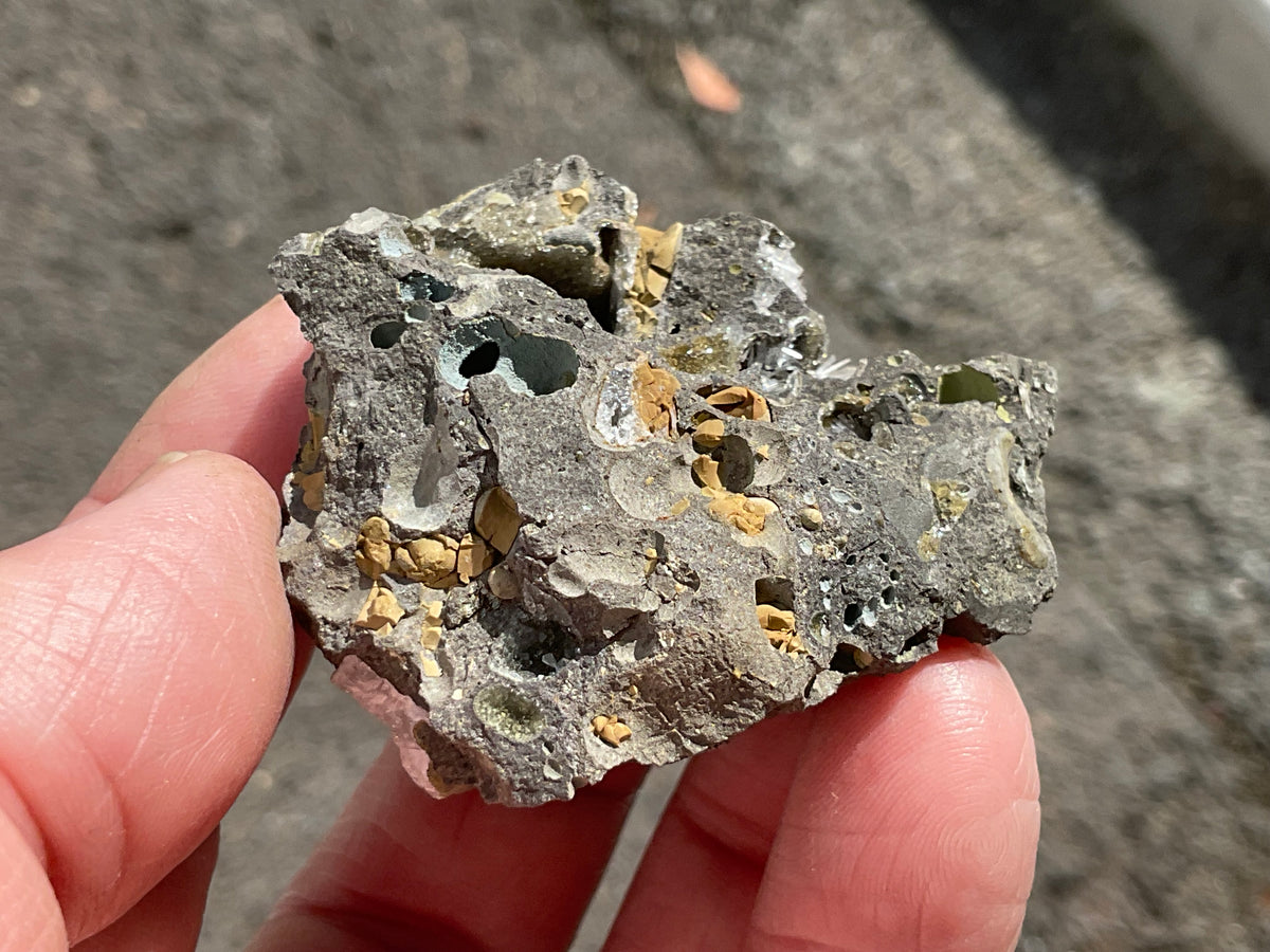 62g Australian Analcime with Natrolite in Basalt Soecimen B