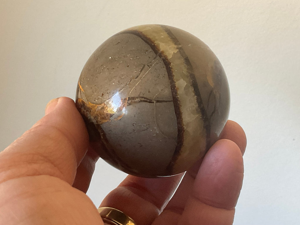 274g Madagascan Septarian Sphere 3C