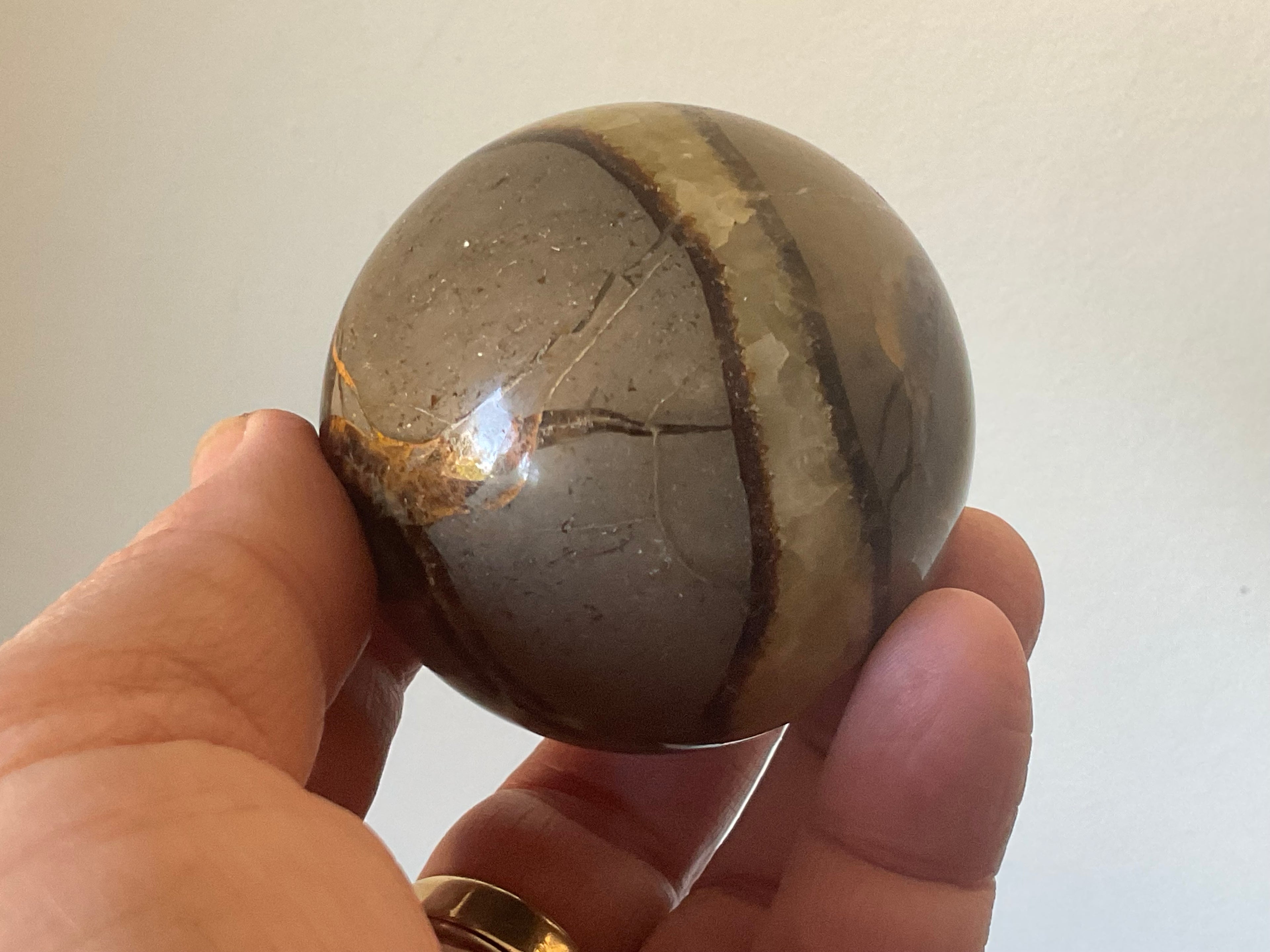 274g Madagascan Septarian Sphere 3C