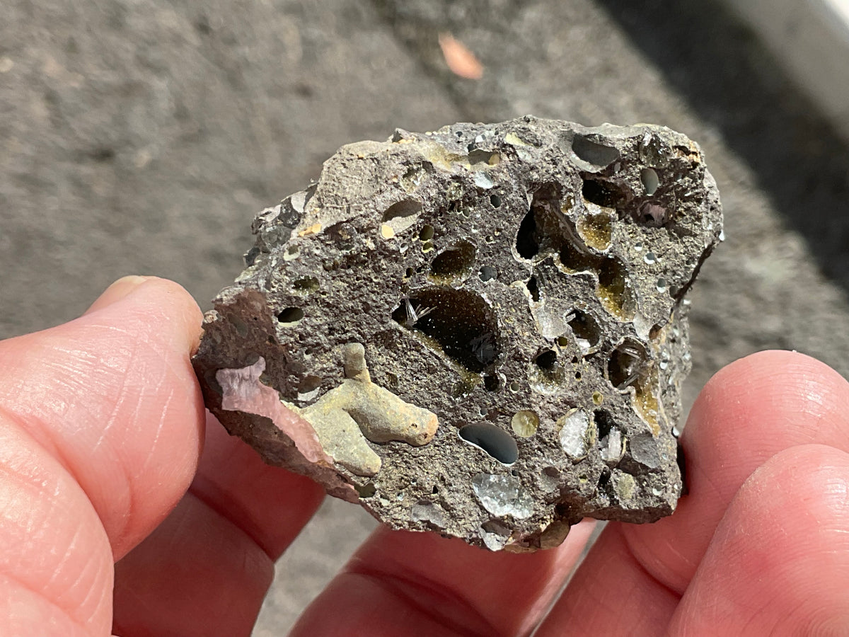 62g Australian Analcime with Natrolite in Basalt Soecimen B