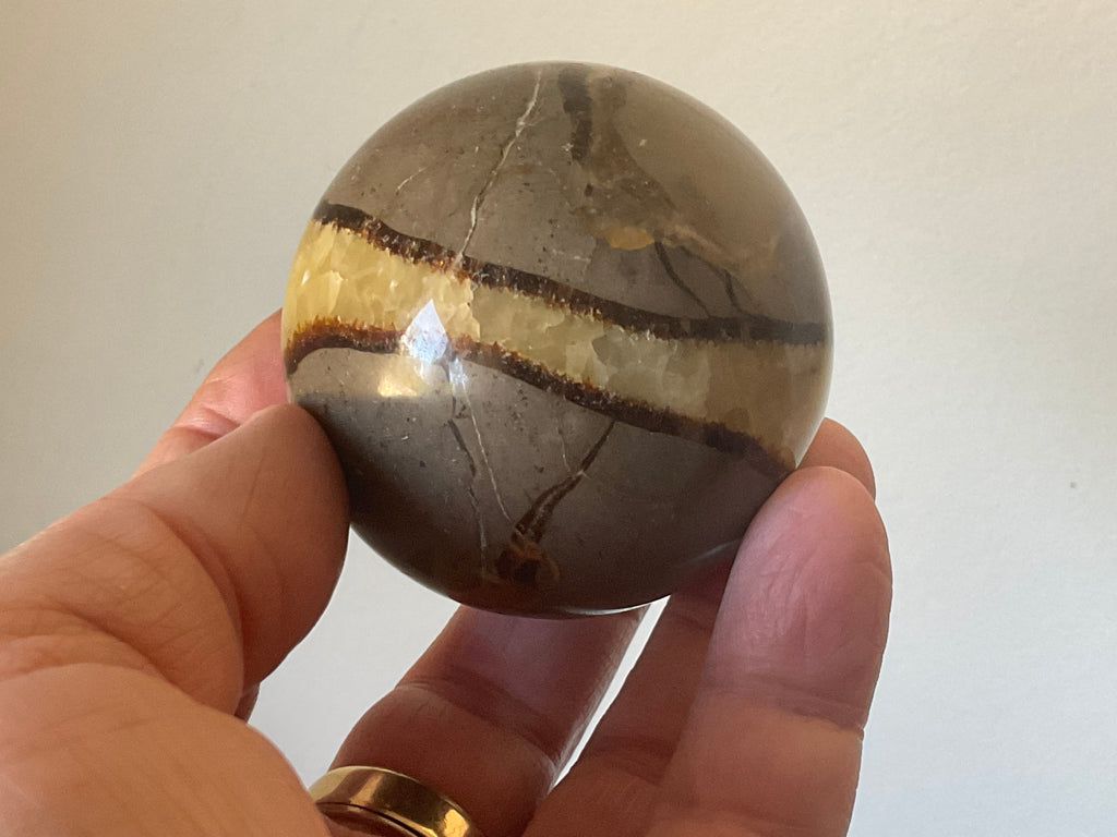 274g Madagascan Septarian Sphere 3C