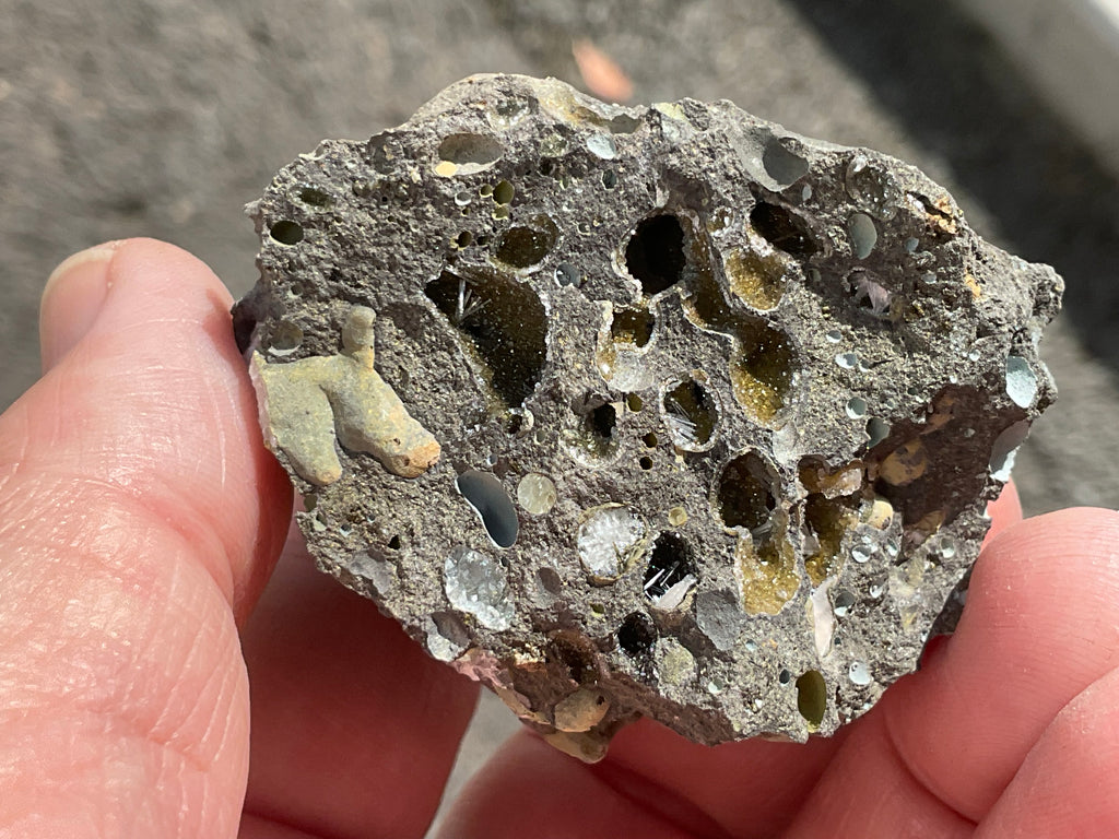 62g Australian Analcime with Natrolite in Basalt Soecimen B
