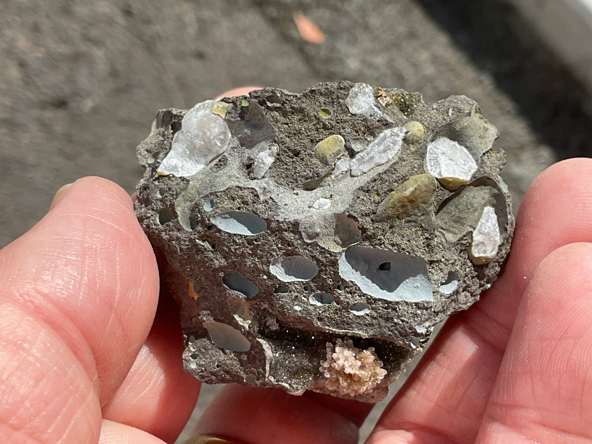 62g Australian Analcime with Natrolite in Basalt Soecimen B