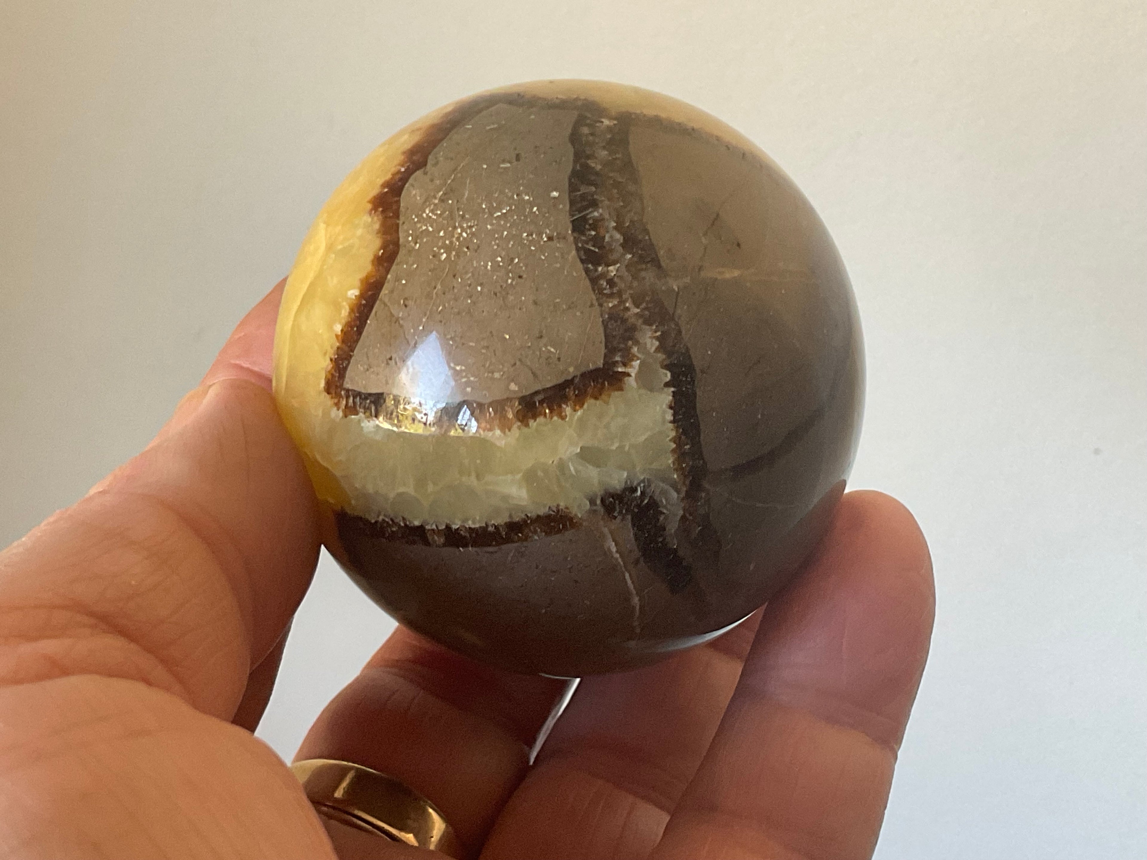 274g Madagascan Septarian Sphere 3C