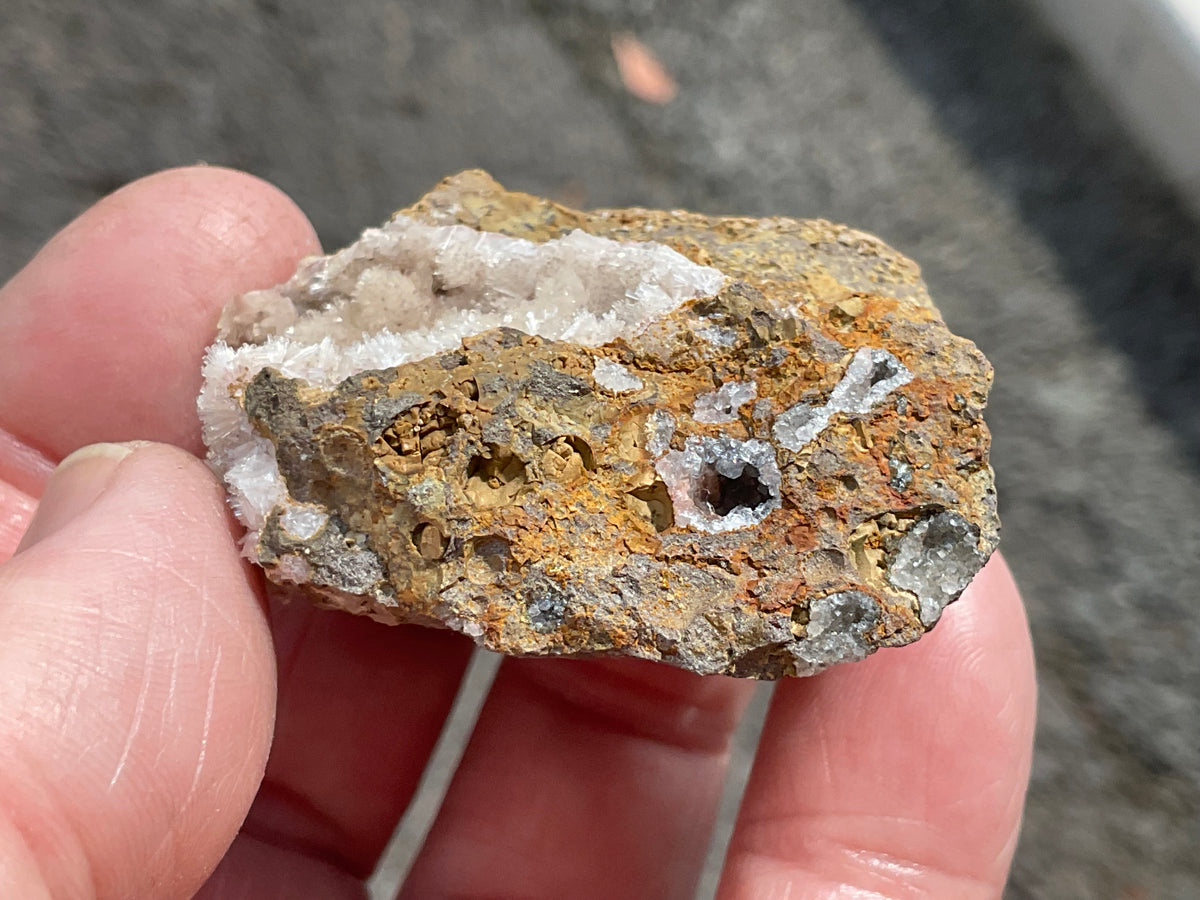 42g Australian Analcime with Natrolite in Basalt Specimen C