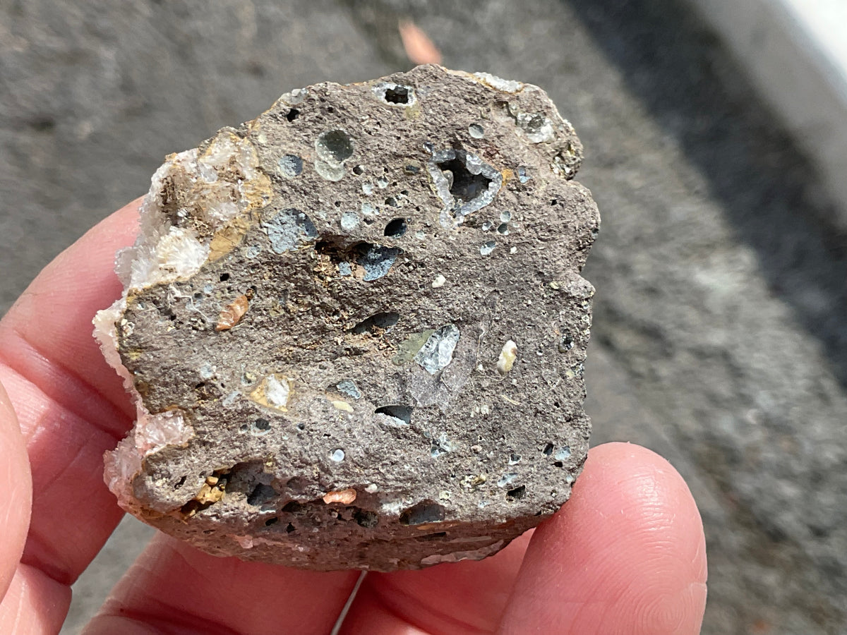 42g Australian Analcime with Natrolite in Basalt Specimen C