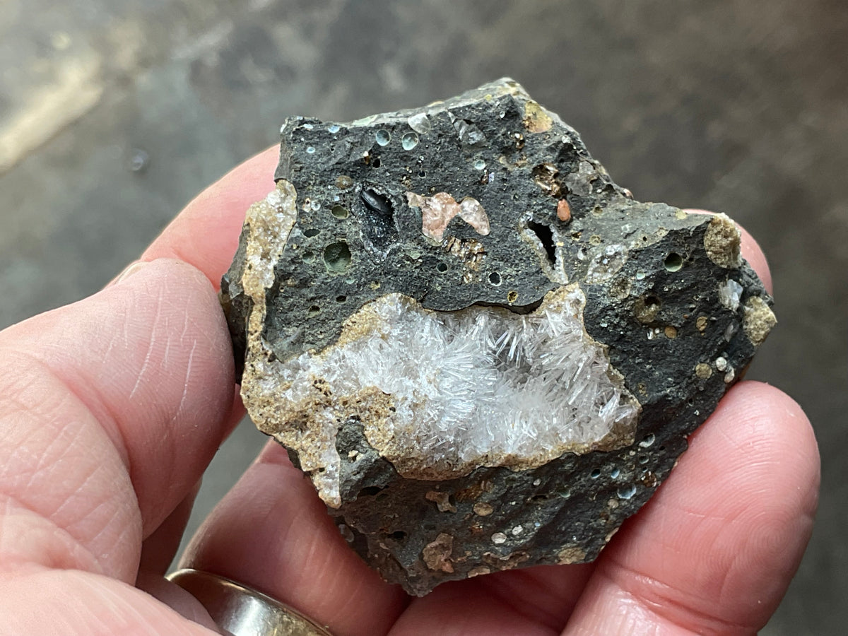 78g Australian Analcime with Natrolite in Basalt Specimen D