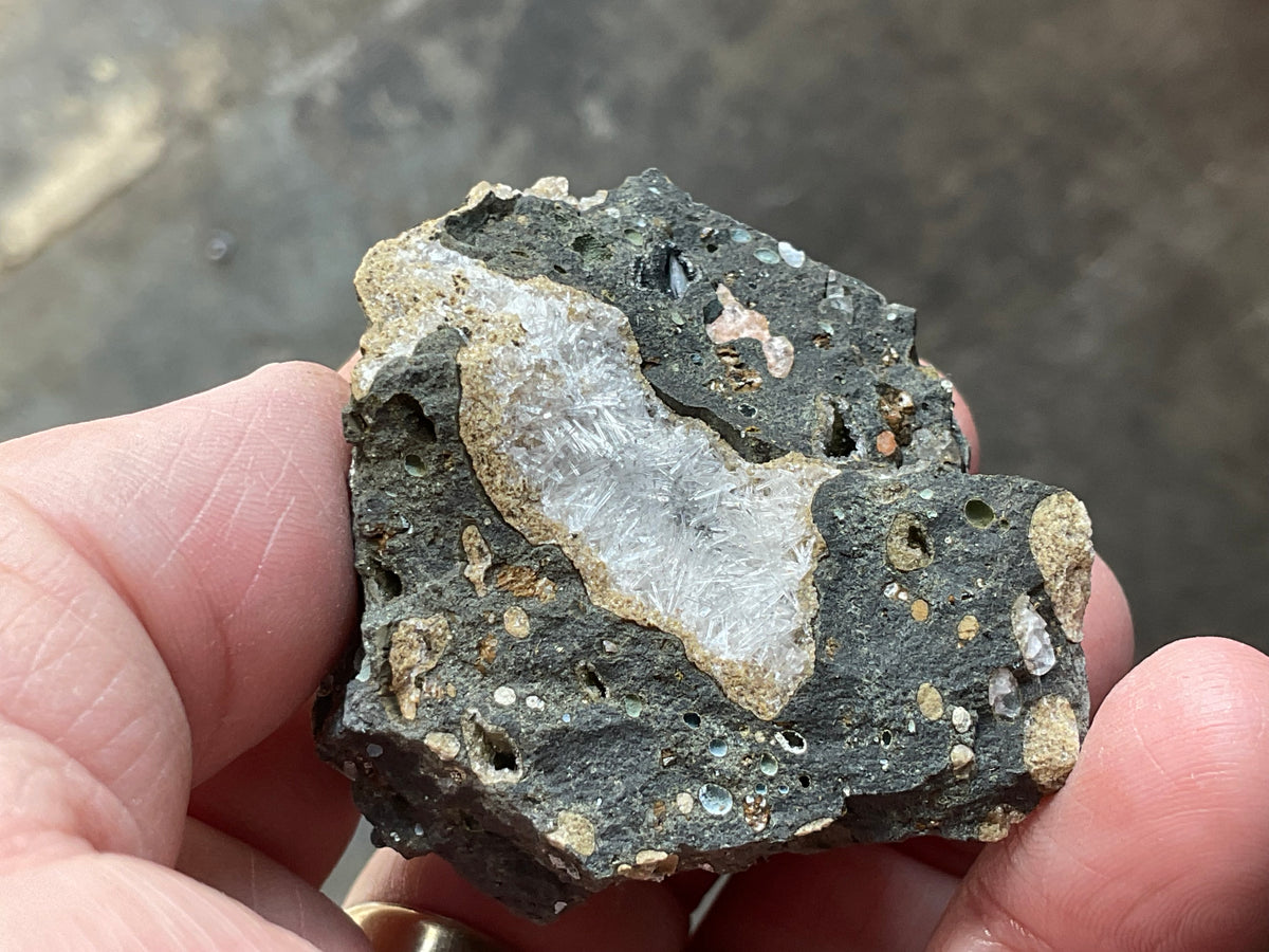 78g Australian Analcime with Natrolite in Basalt Specimen D