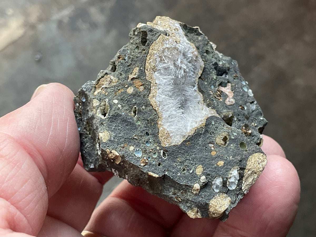 78g Australian Analcime with Natrolite in Basalt Specimen D