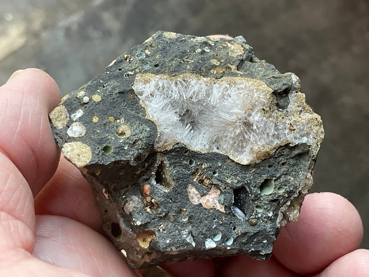 78g Australian Analcime with Natrolite in Basalt Specimen D