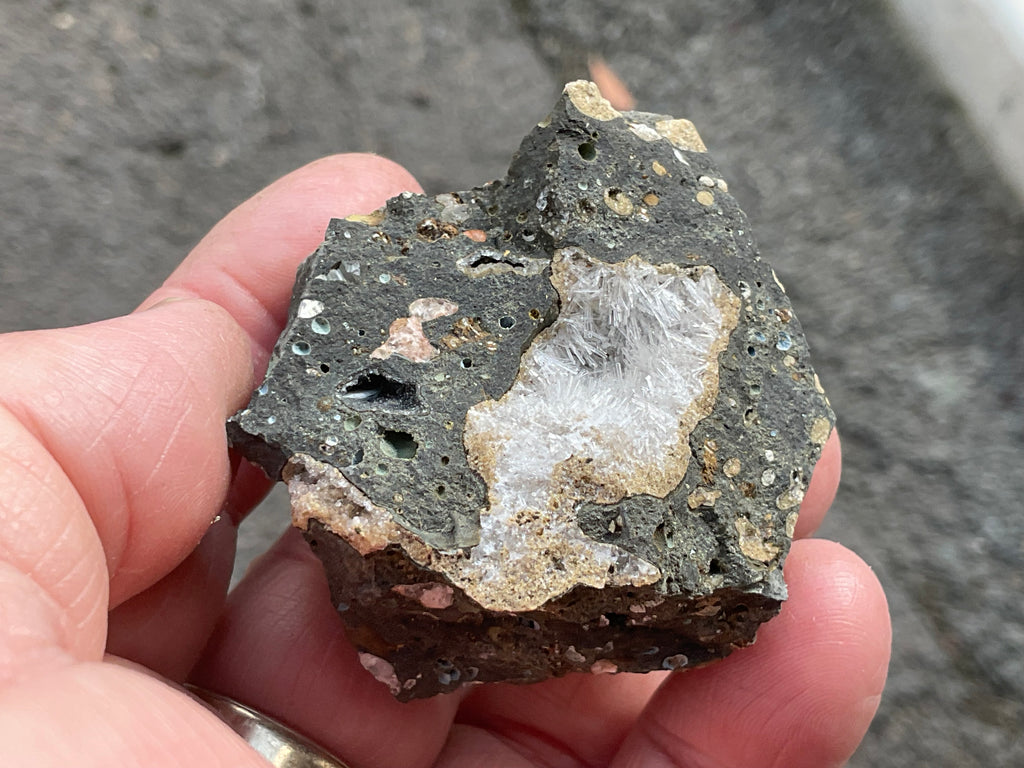 78g Australian Analcime with Natrolite in Basalt Specimen D