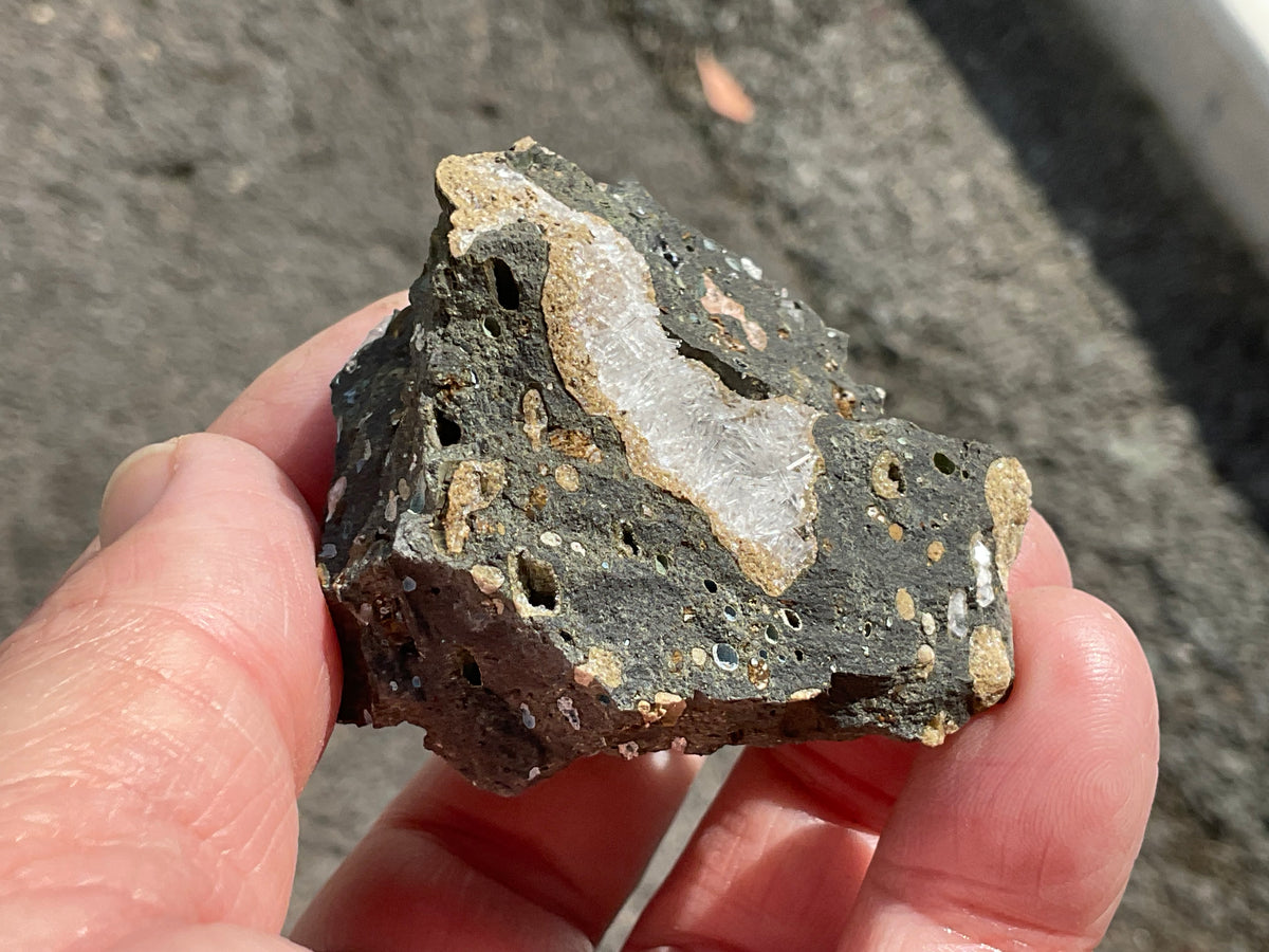 78g Australian Analcime with Natrolite in Basalt Specimen D