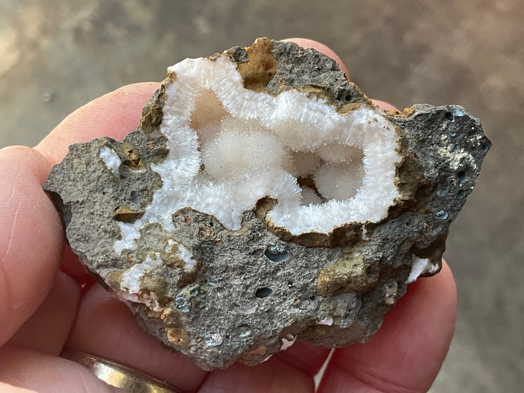 58g Australian Analcime with Natrolite in Basalt Specimen E