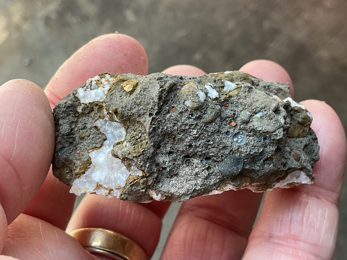 58g Australian Analcime with Natrolite in Basalt Specimen E