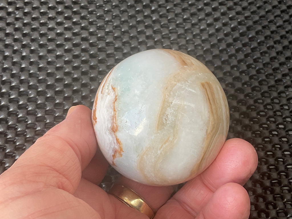 257g Caribbean Calcite Sphere