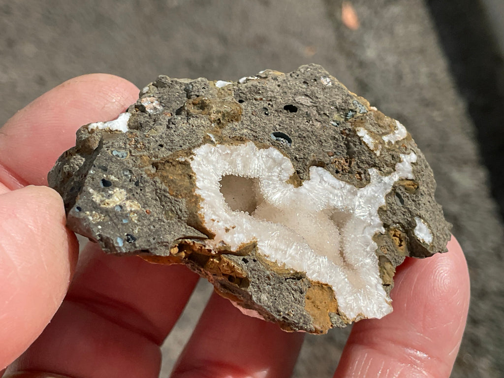 58g Australian Analcime with Natrolite in Basalt Specimen E