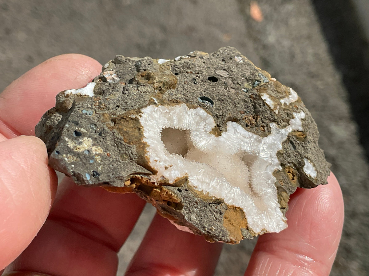 58g Australian Analcime with Natrolite in Basalt Specimen E