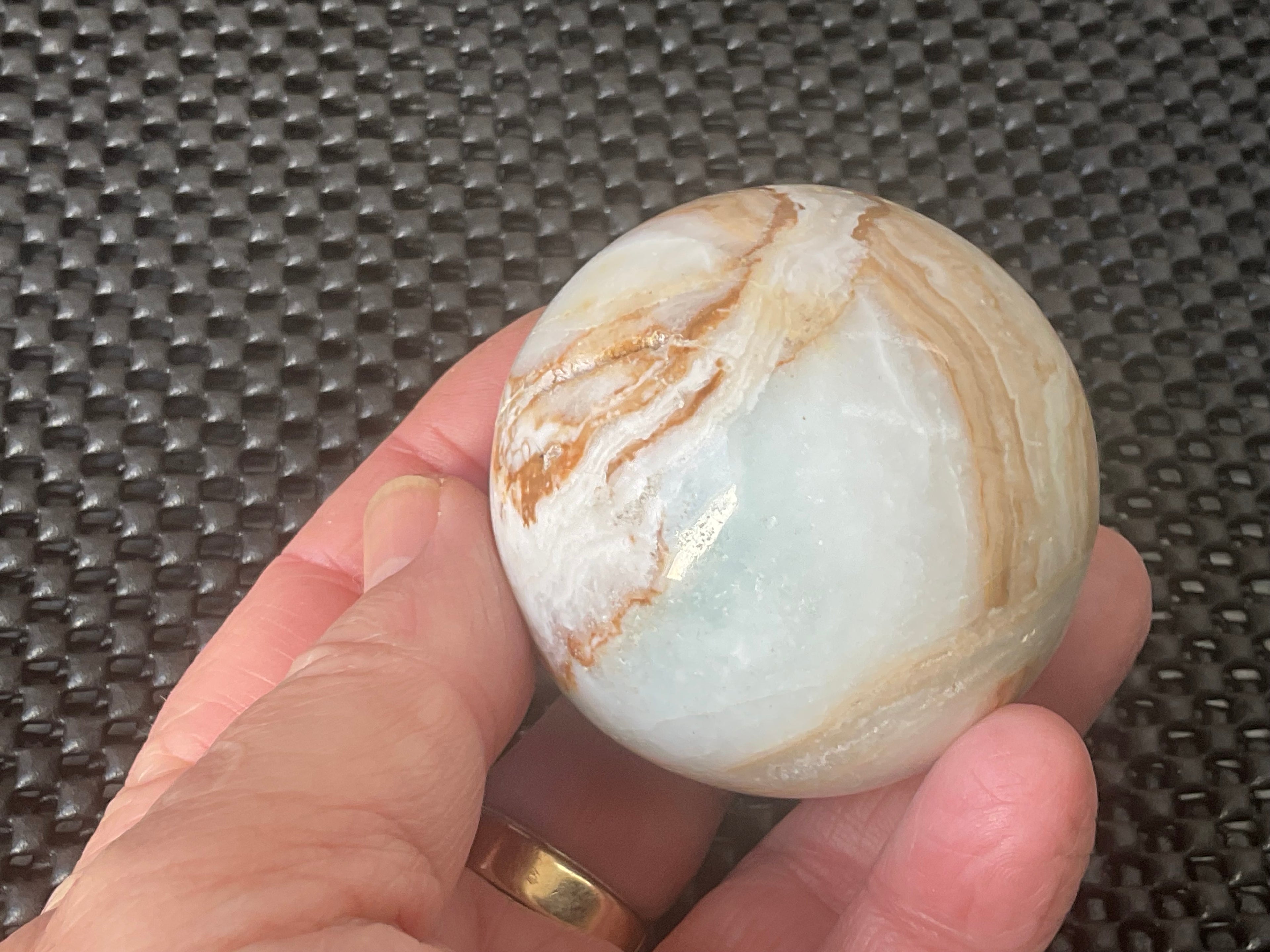 257g Caribbean Calcite Sphere
