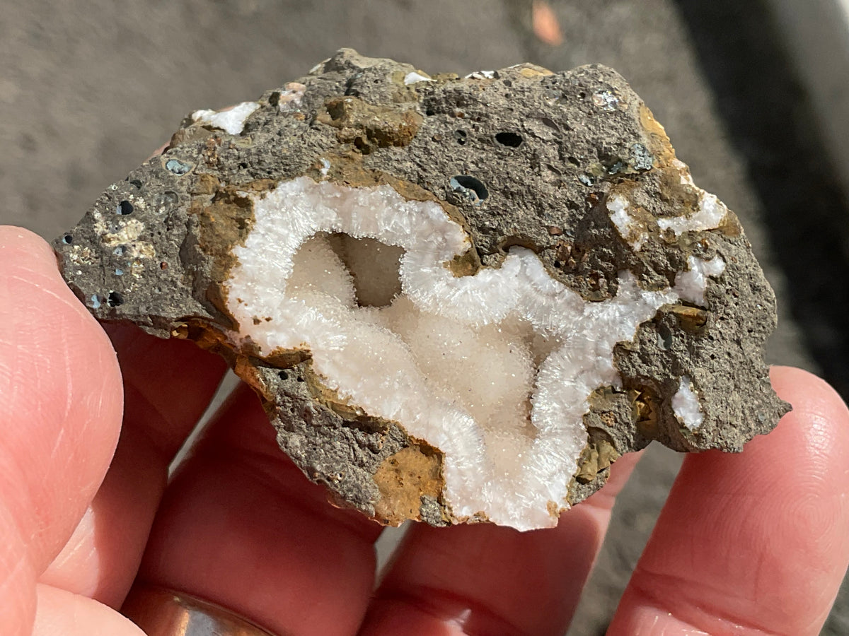 58g Australian Analcime with Natrolite in Basalt Specimen E