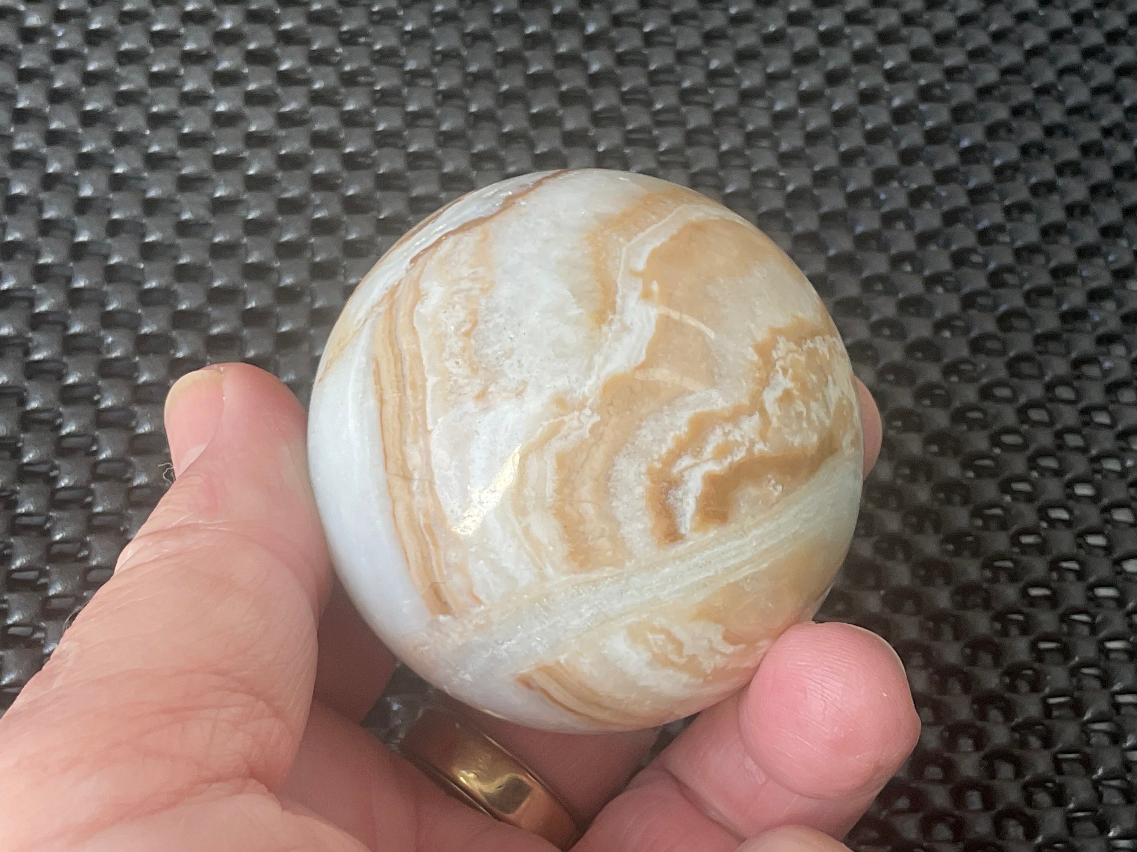 257g Caribbean Calcite Sphere