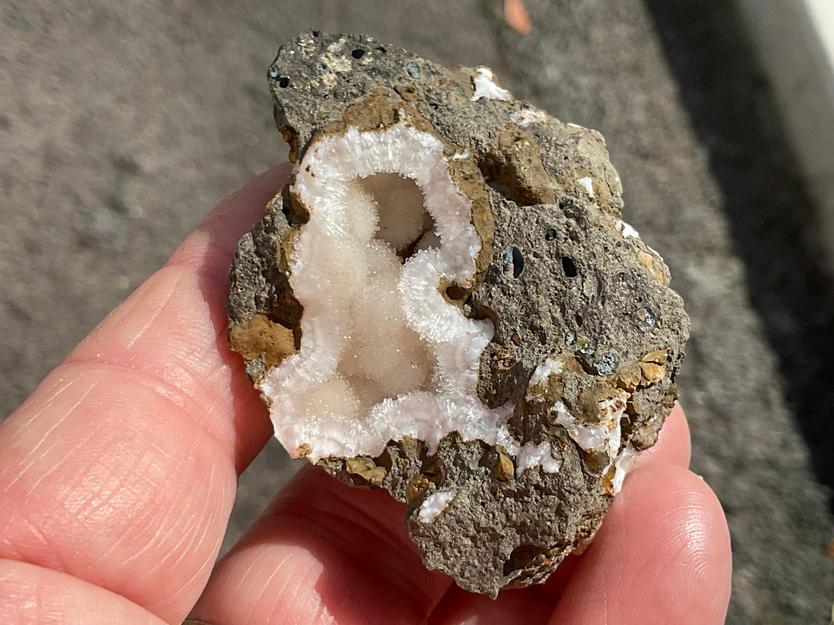58g Australian Analcime with Natrolite in Basalt Specimen E