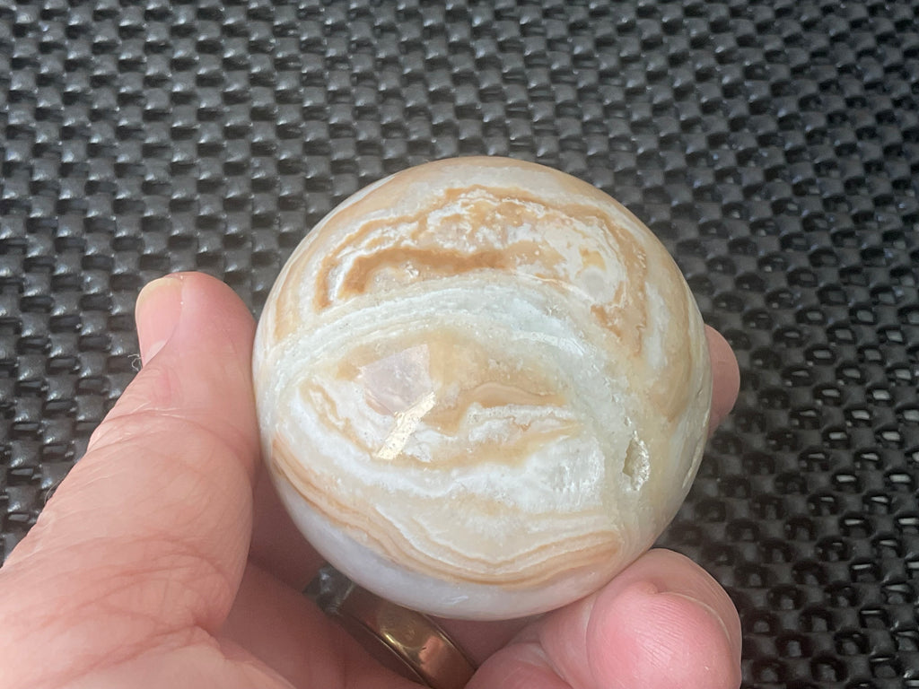 257g Caribbean Calcite Sphere