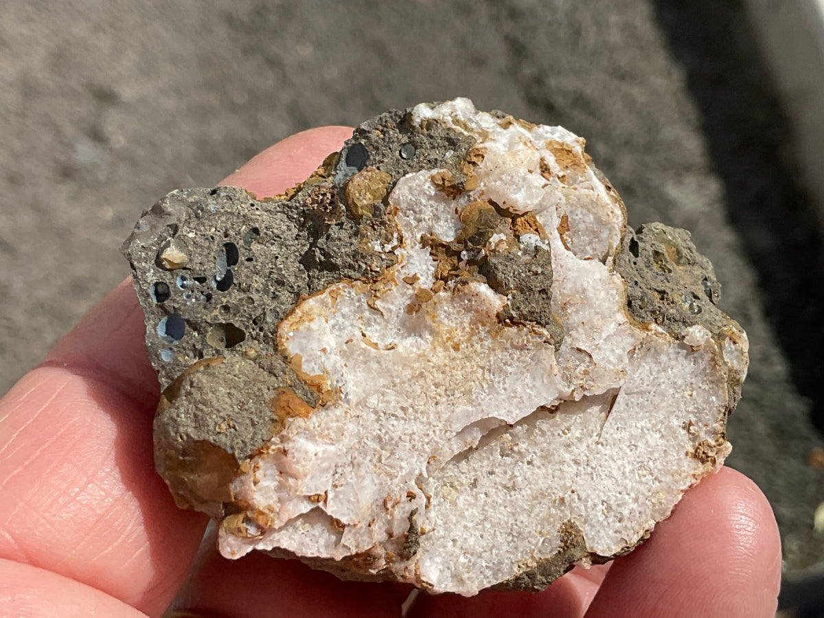 58g Australian Analcime with Natrolite in Basalt Specimen E