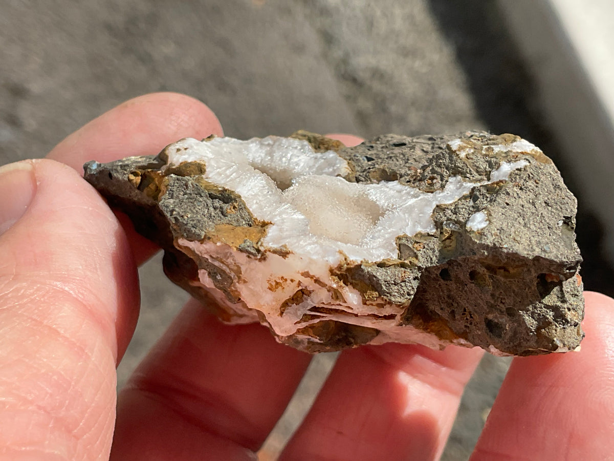 58g Australian Analcime with Natrolite in Basalt Specimen E