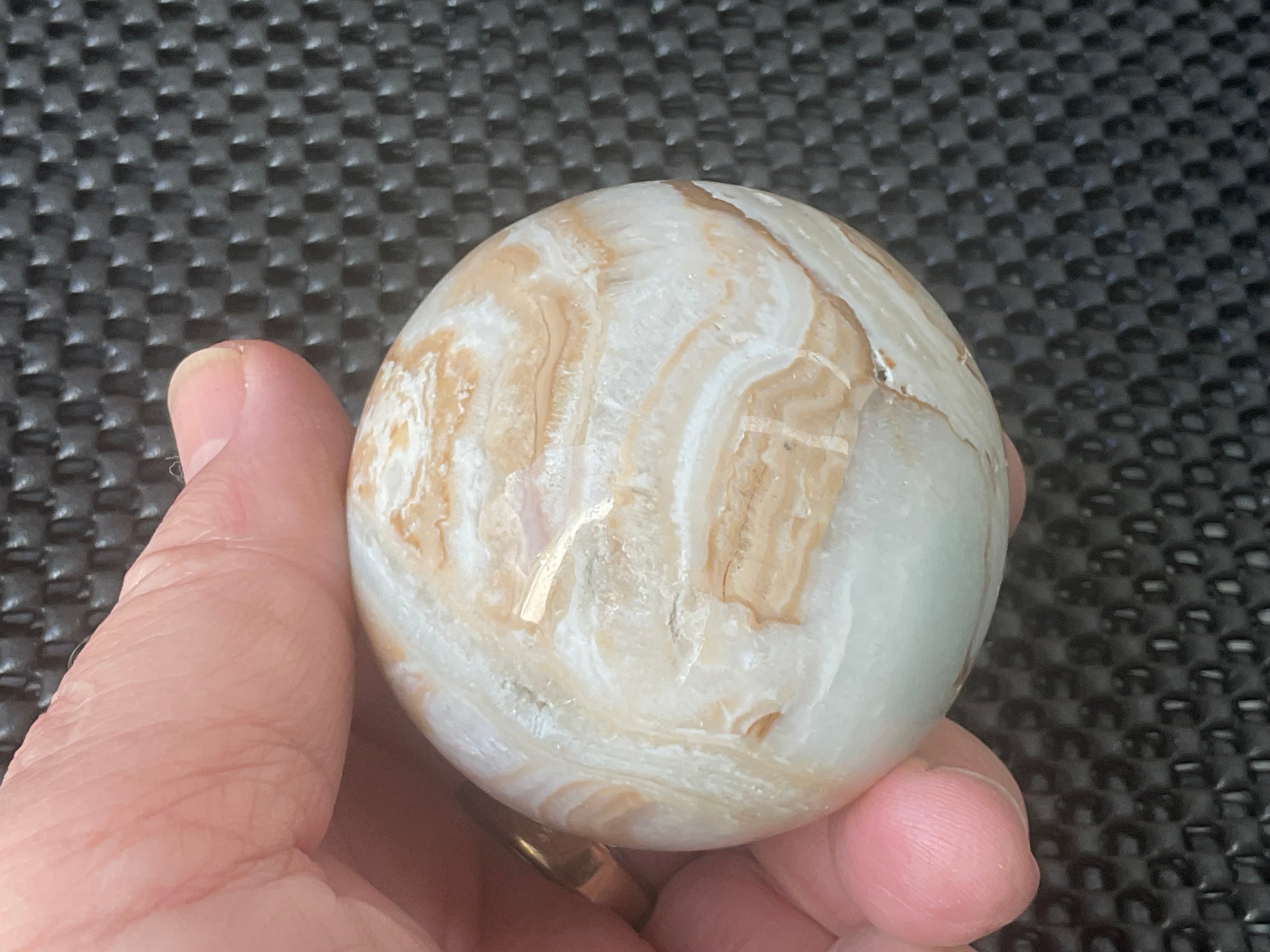 257g Caribbean Calcite Sphere