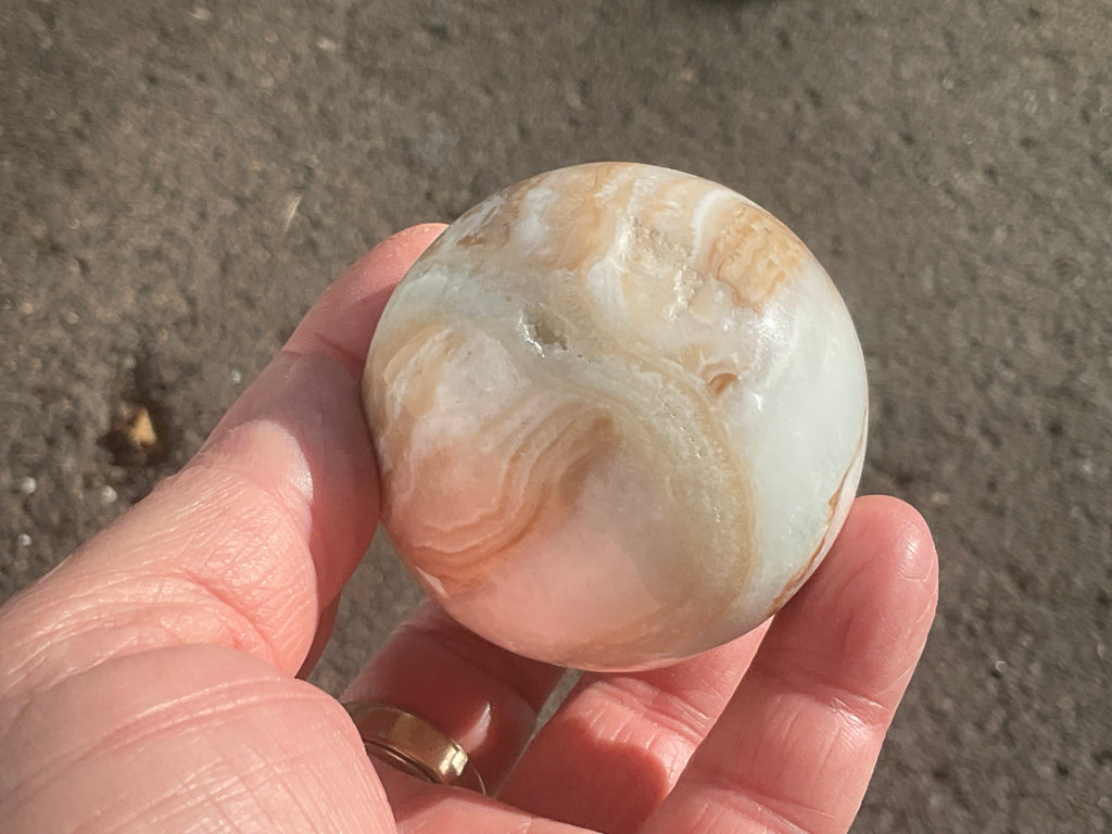 257g Caribbean Calcite Sphere