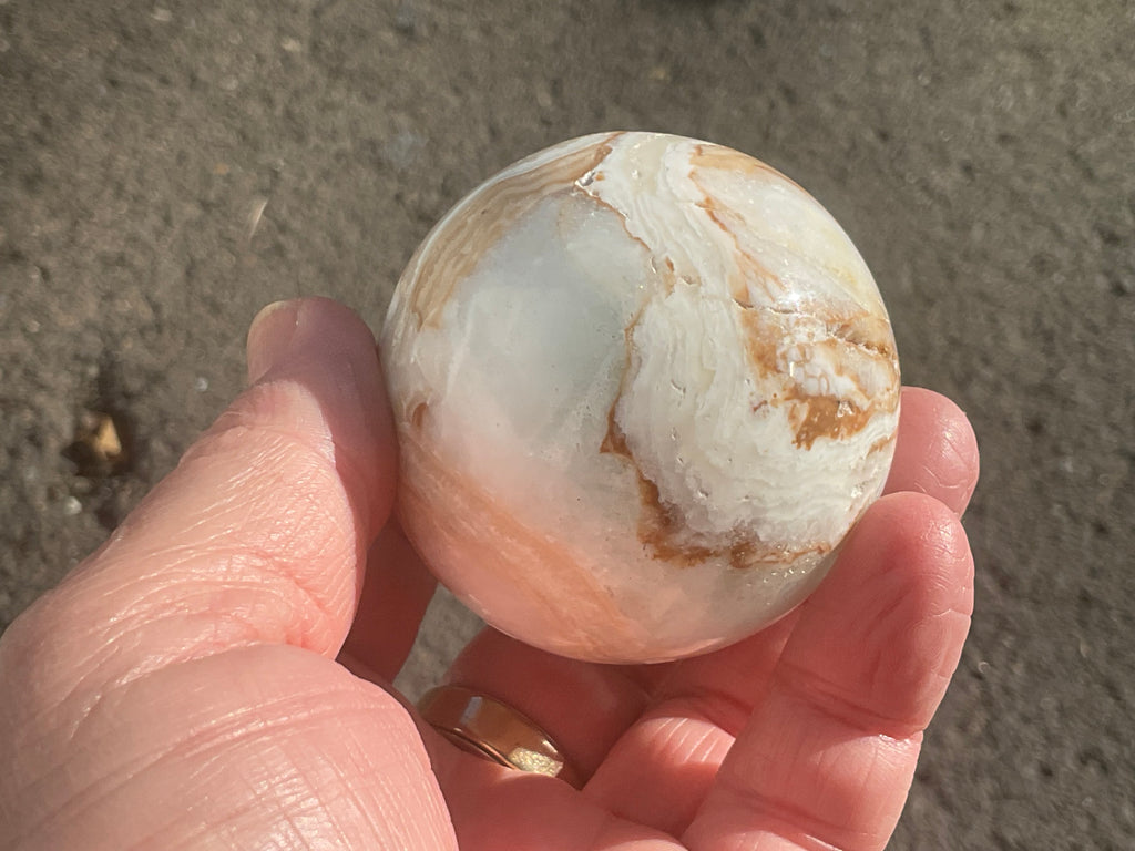 257g Caribbean Calcite Sphere