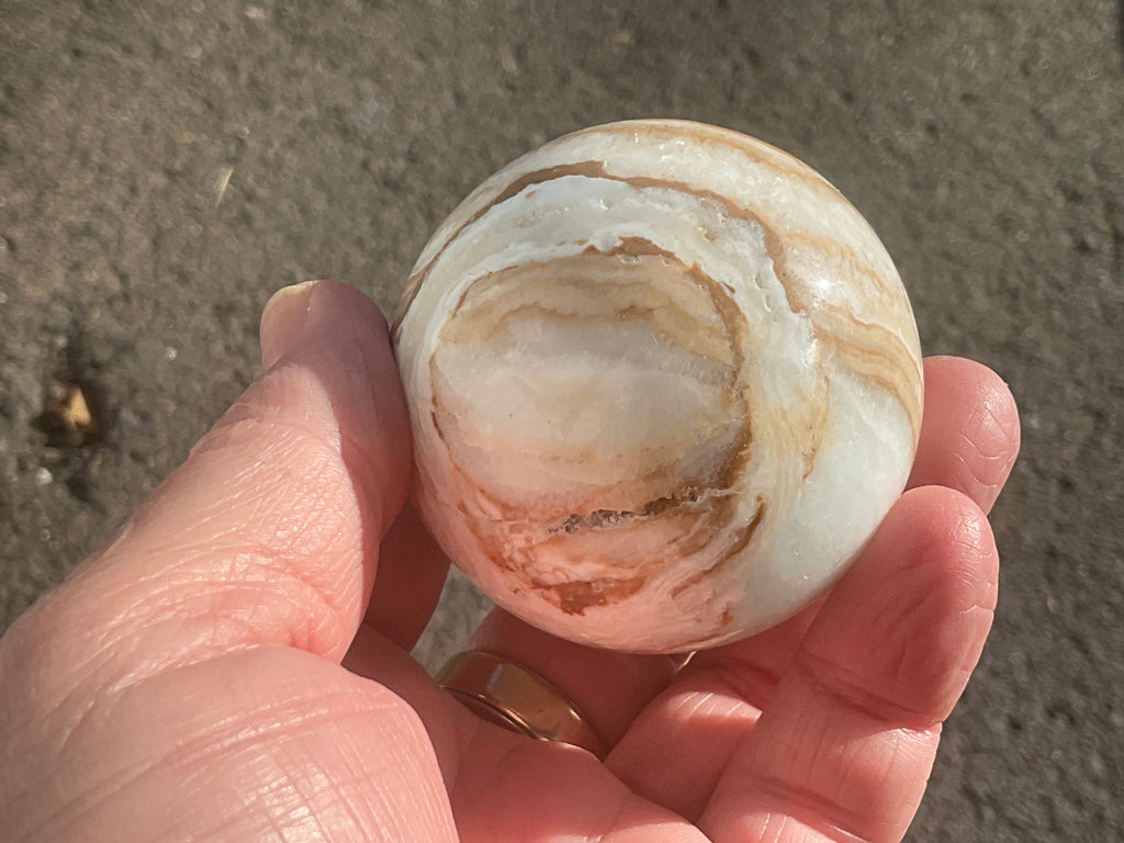 257g Caribbean Calcite Sphere