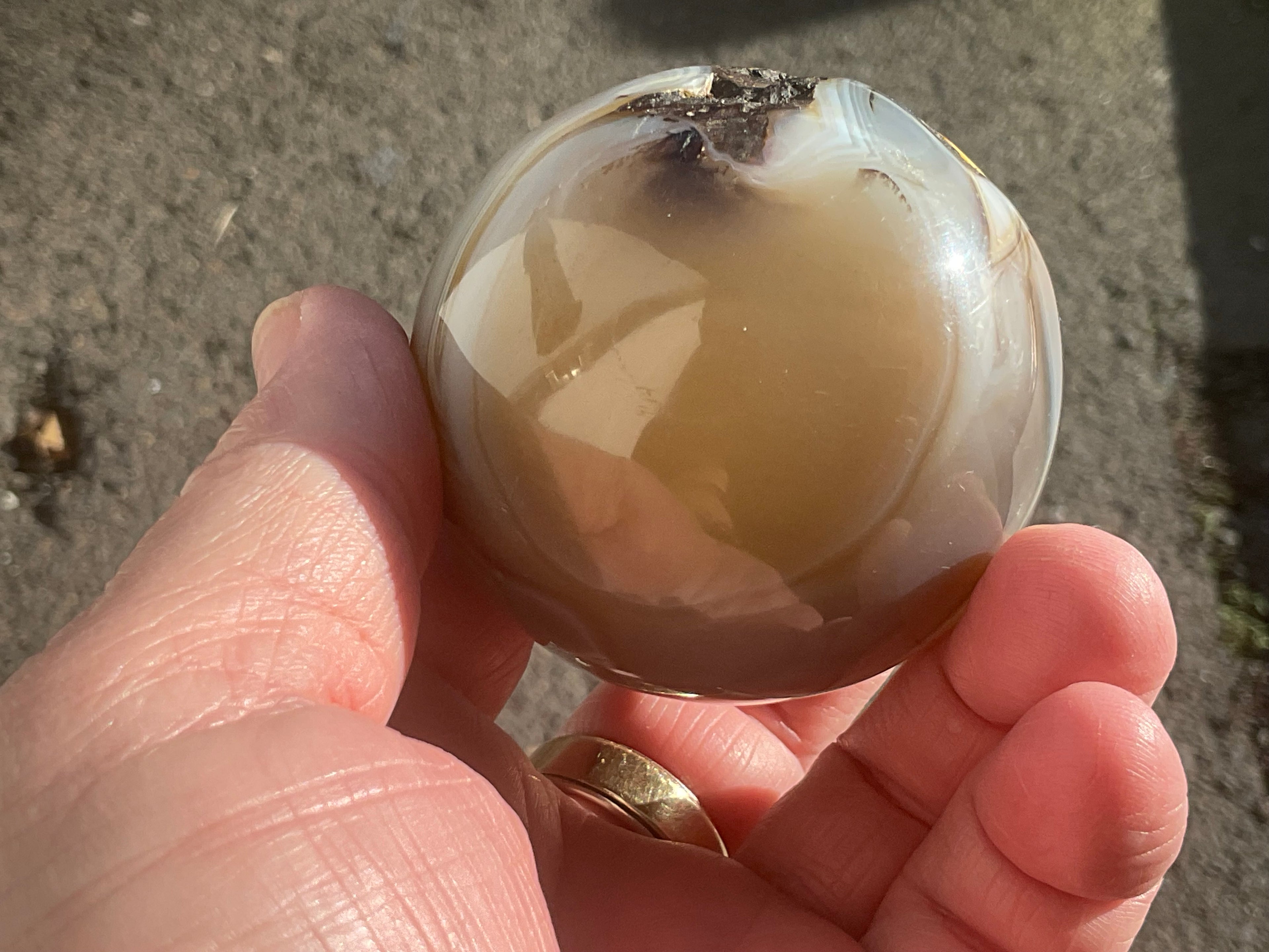 251g Agate Sphere