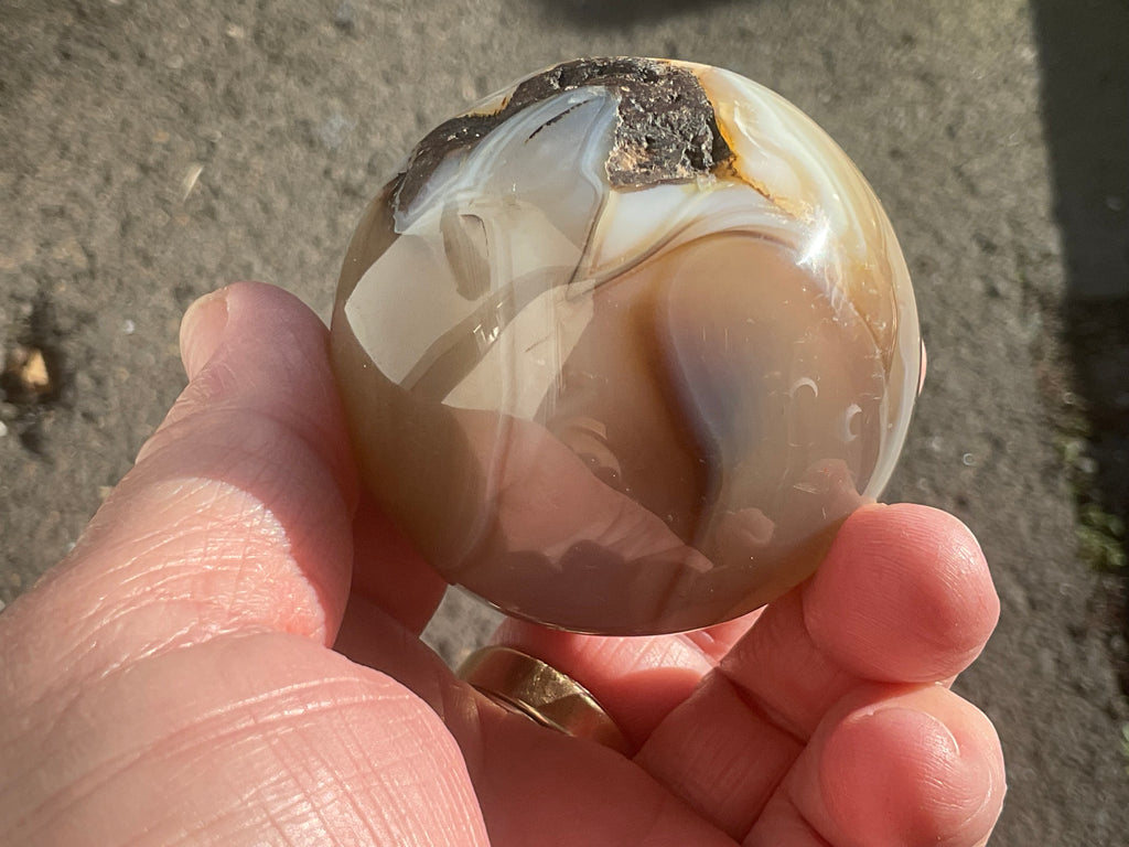 251g Agate Sphere