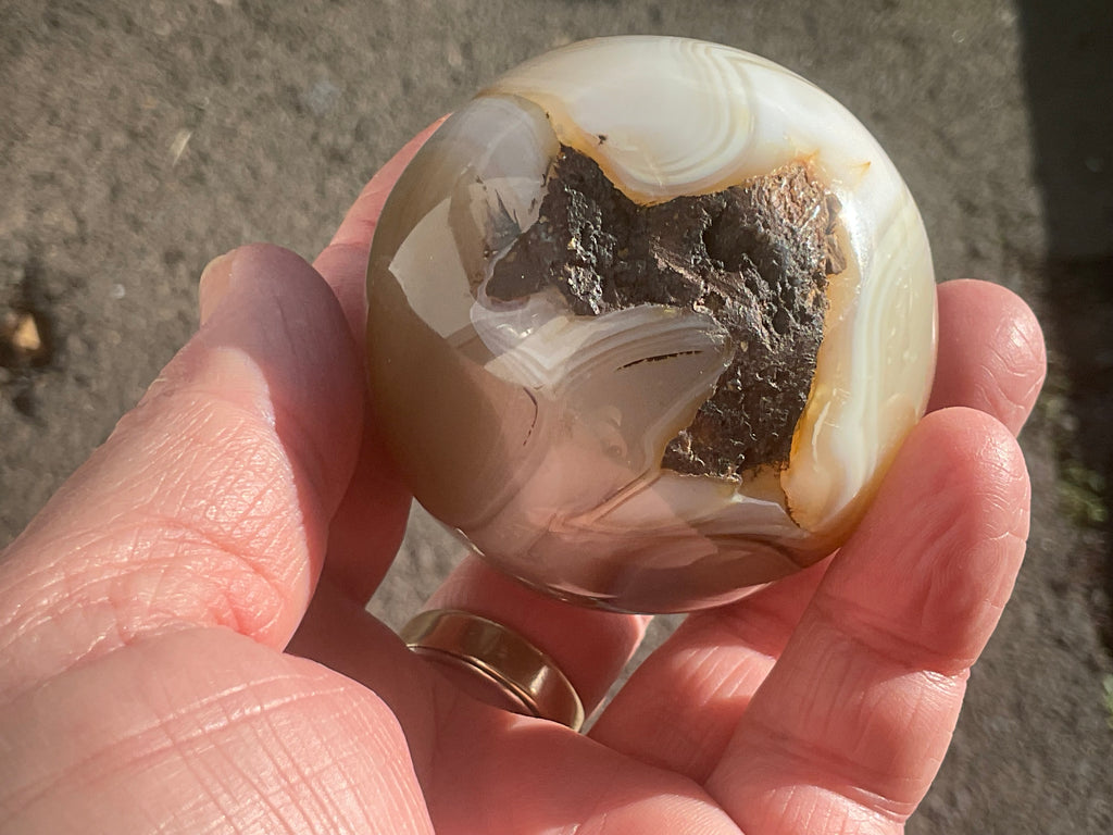 251g Agate Sphere