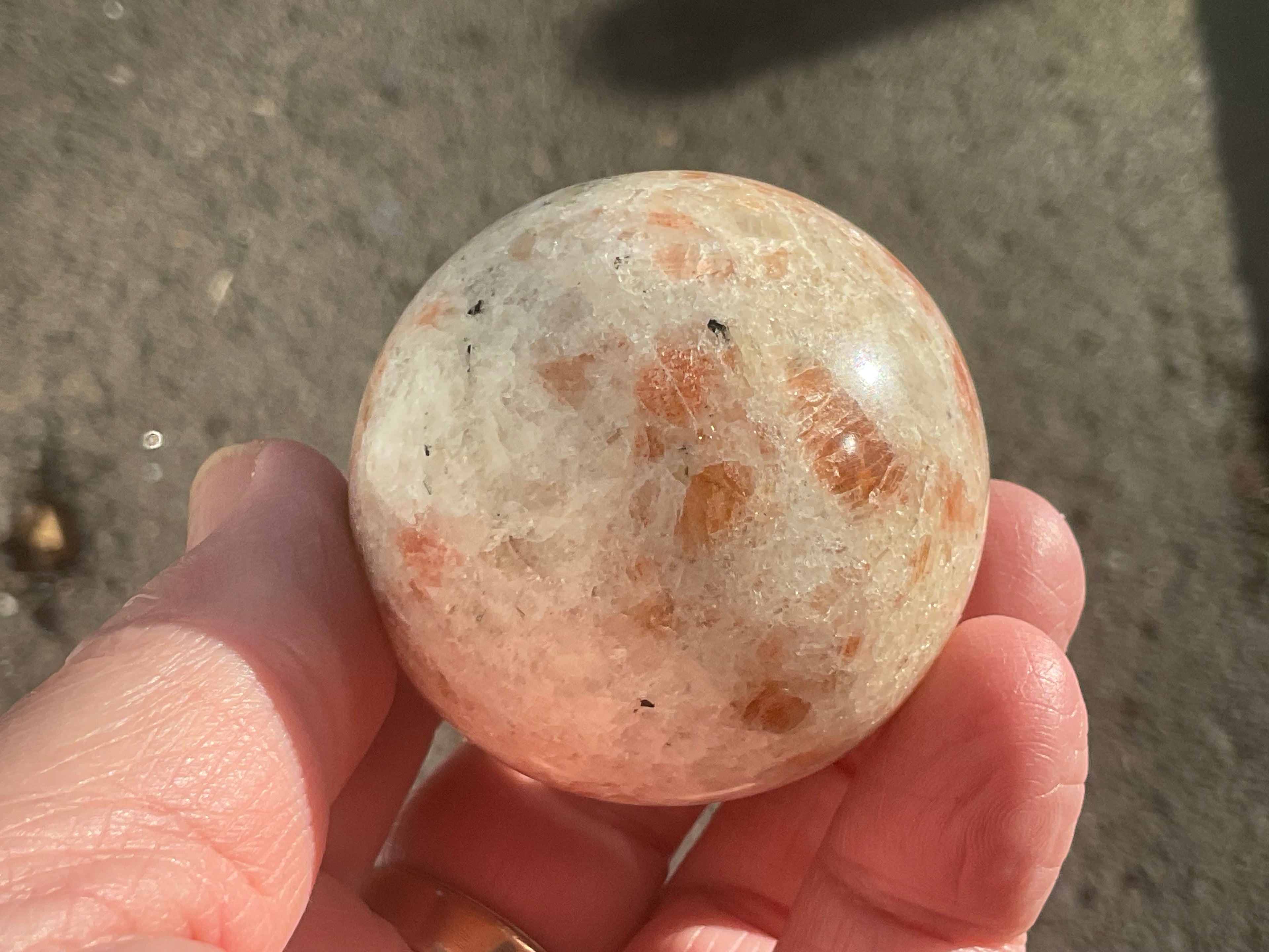 148g Sunstone Sphere