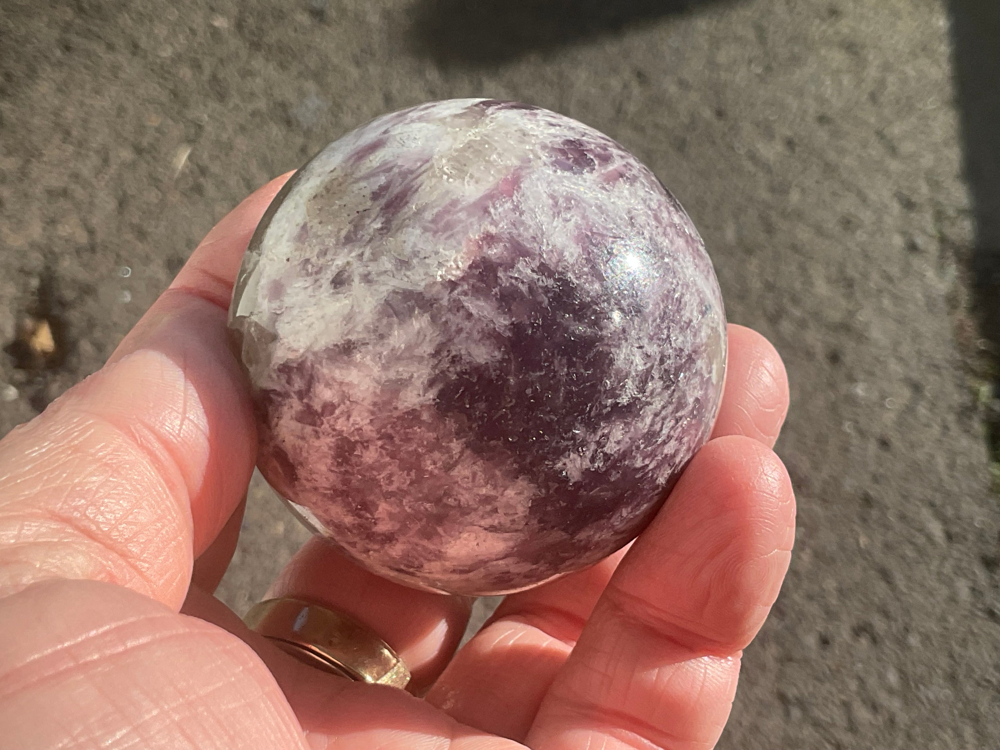 246g Lepidolite Sphere
