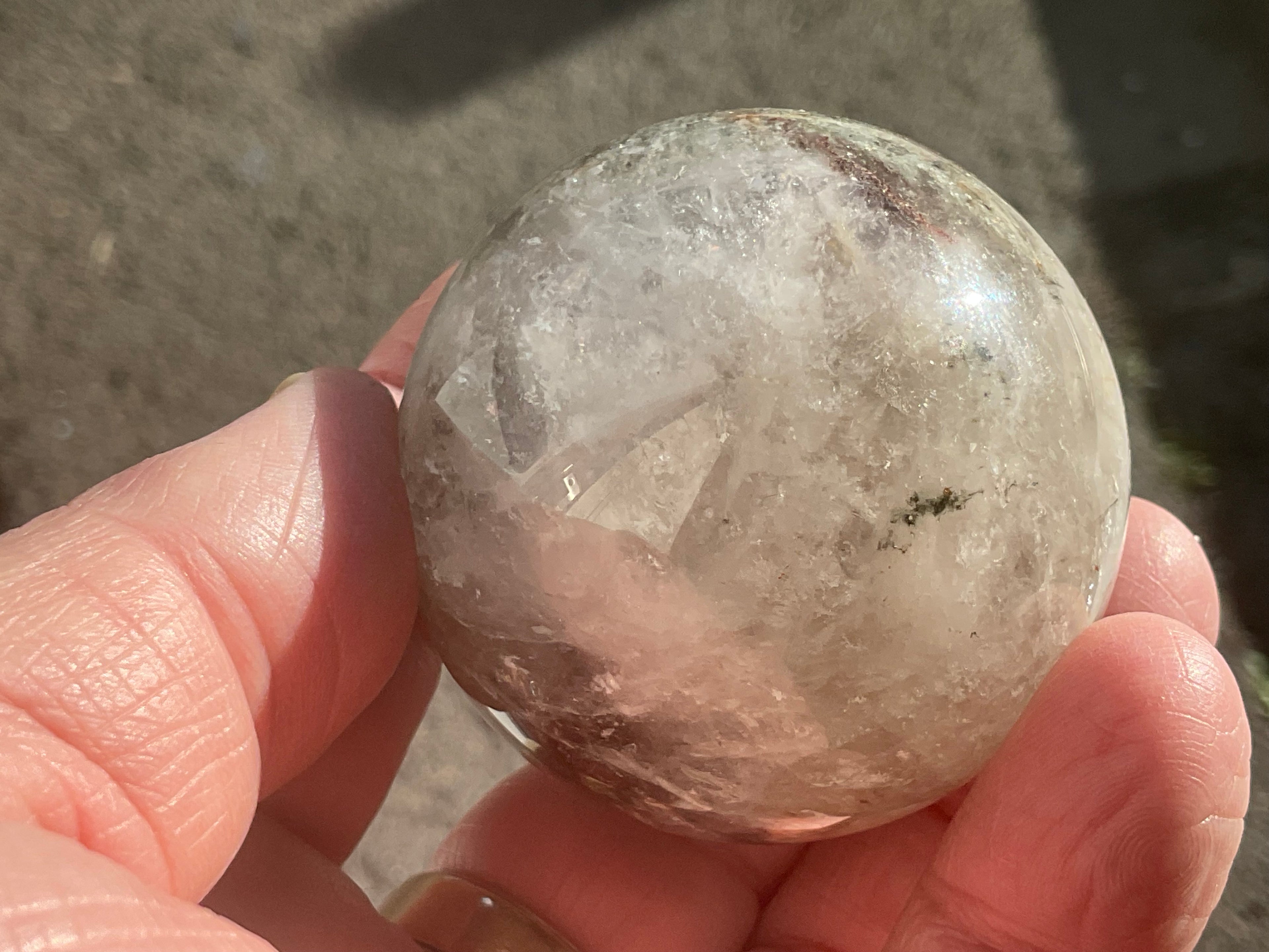 162g Garden Quartz Sphere 1B