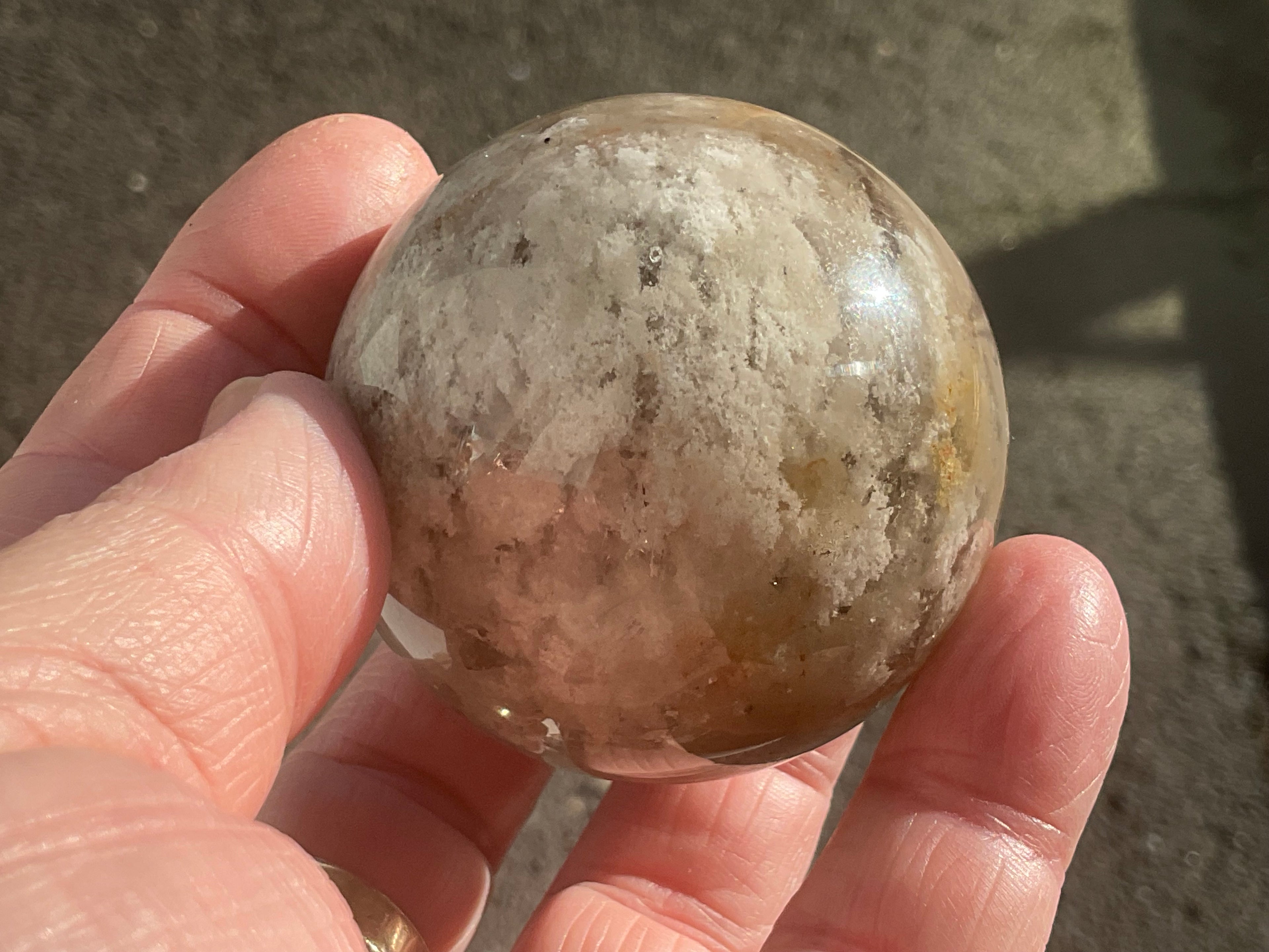 219g Garden Quartz Sphere 1C