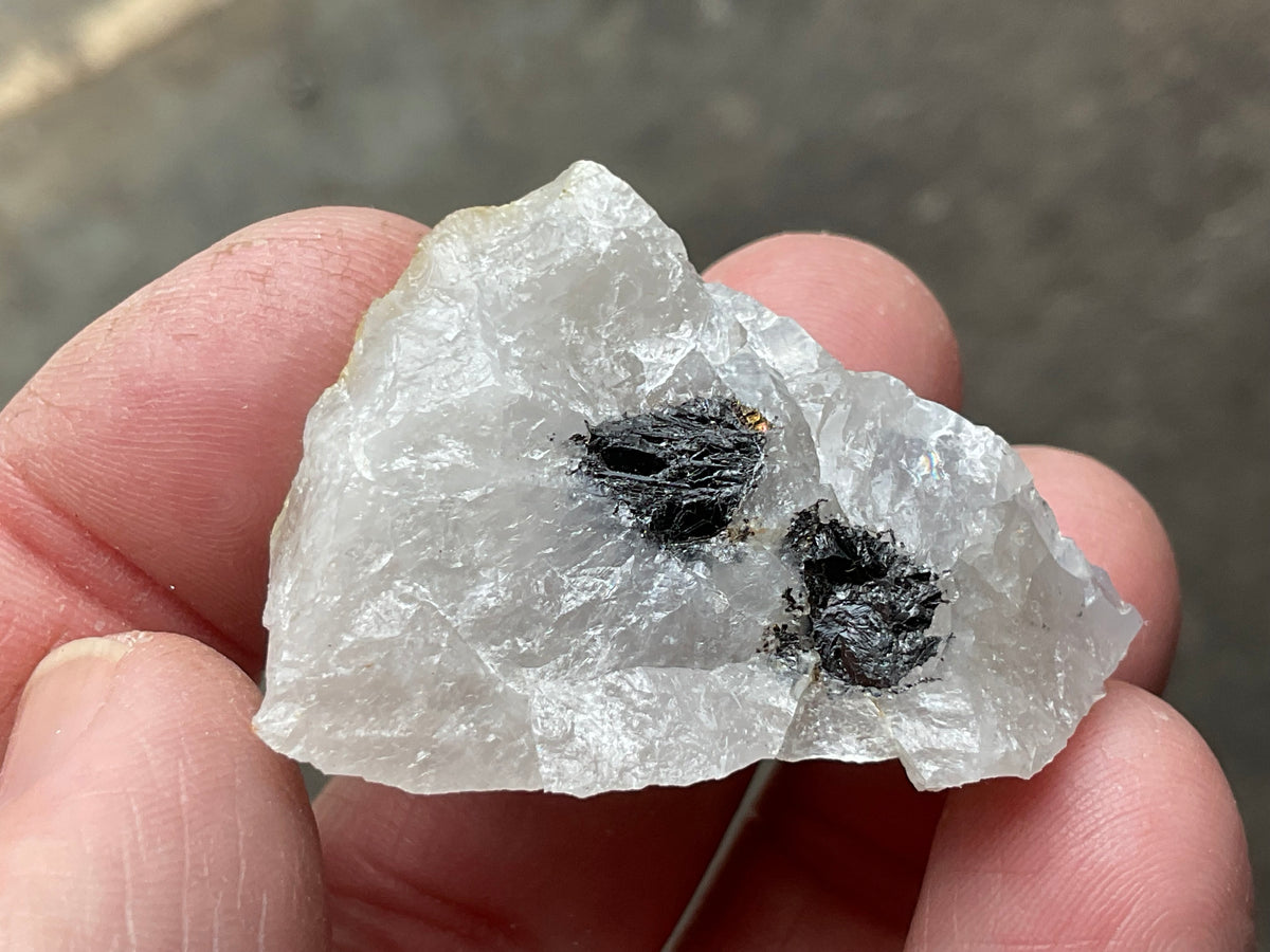 26g Sphalerite and Chalcopyrite in Clear Quartz Specimen from Broken Hill